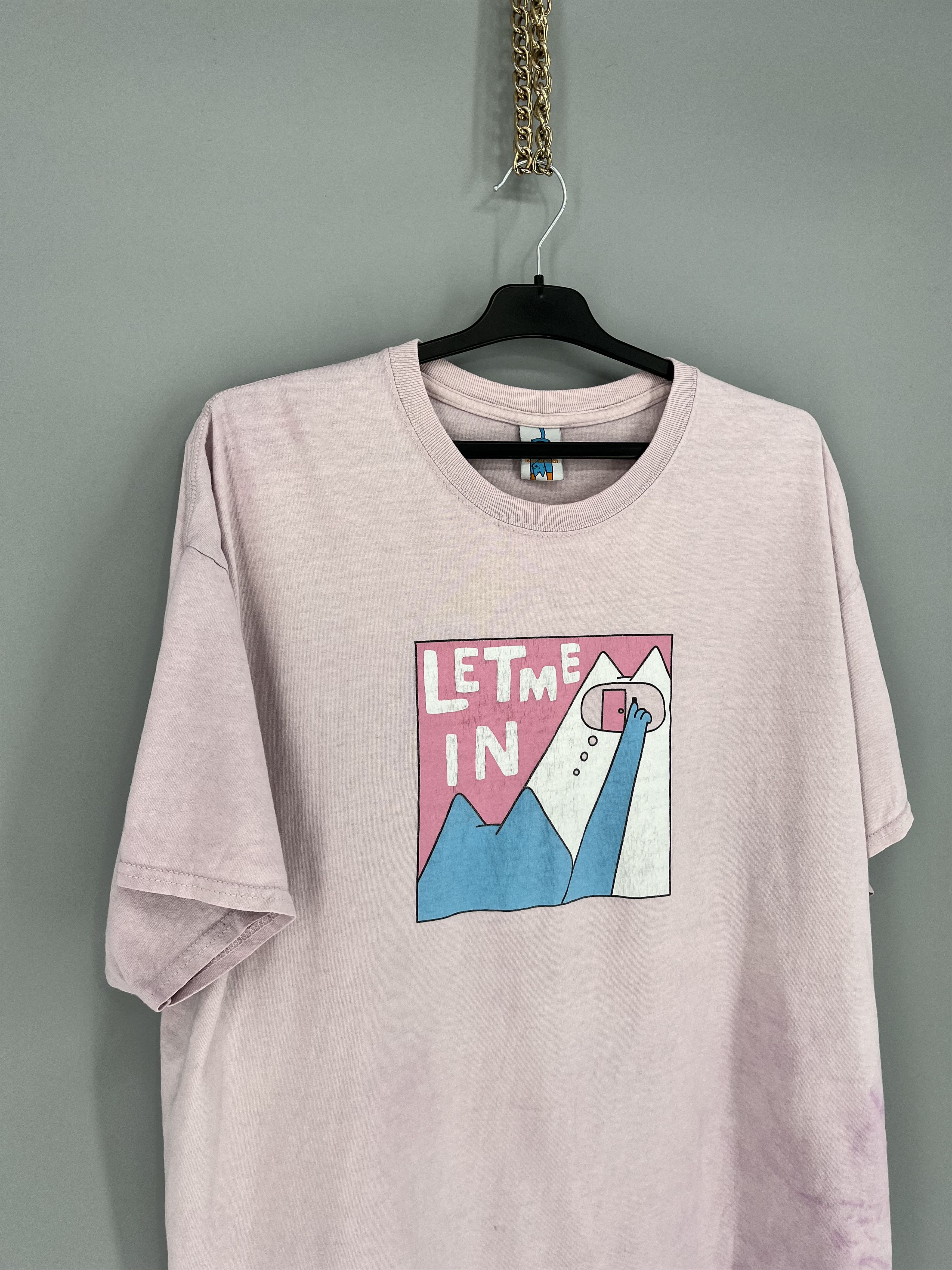RIPNDIP Vintage Leon Karssen Cat "let Me In” Pink T-Shirts Size XXL Size US XXL / EU 58 / 5 - 3 Thumbnail