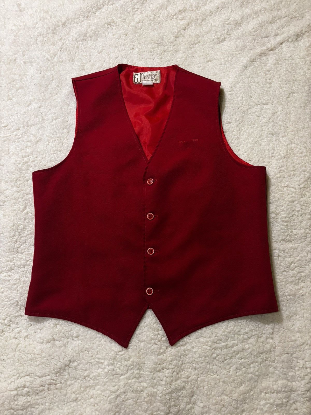 Other Vintage red vest1614 Size US M / EU 48-50 / 2 - 1 Thumbnail