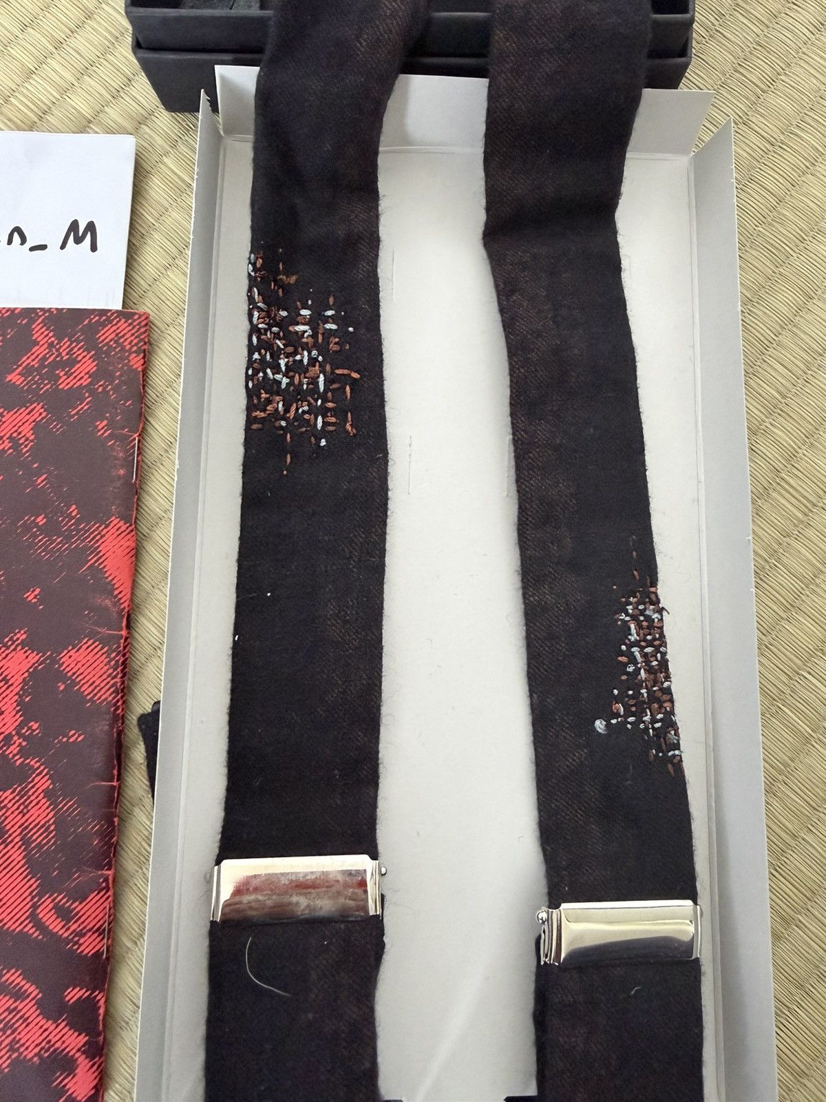 Archivio J.M. Ribot Archivio JM Ribot Braces Boro Stitching Size ONE SIZE - 1 Thumbnail
