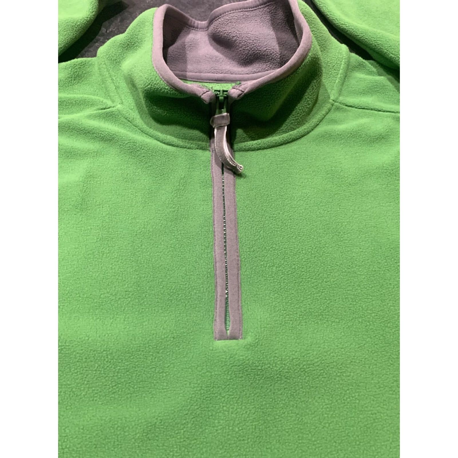 Old Navy VINTAGE Old Navy Classic Fleece Sweater 1/4 Zip Men 2XL Green Regular Pullover Casual Size US XXL / EU 58 / 5 - 3 Thumbnail