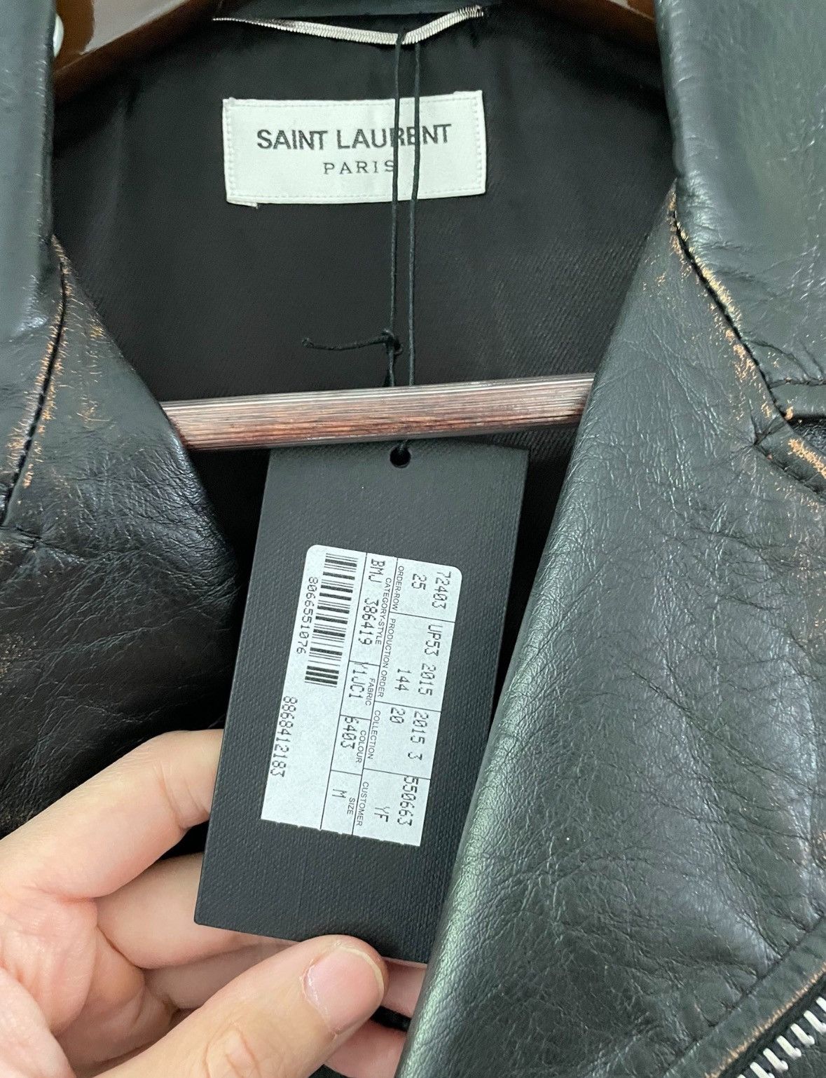 Saint Laurent Paris × Yves Saint Laurent Saint Laurent No smoking Leather Clothing Jacket Size US S / EU 44-46 / 1 - 5 Thumbnail