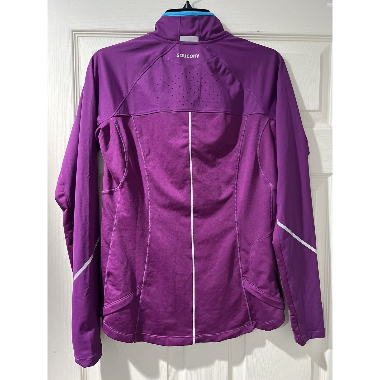 Saucony Saucony Womens Nomad Sportop Jacket Purple Size M A003301 Size M / US 6-8 / IT 42-44 - 3 Thumbnail