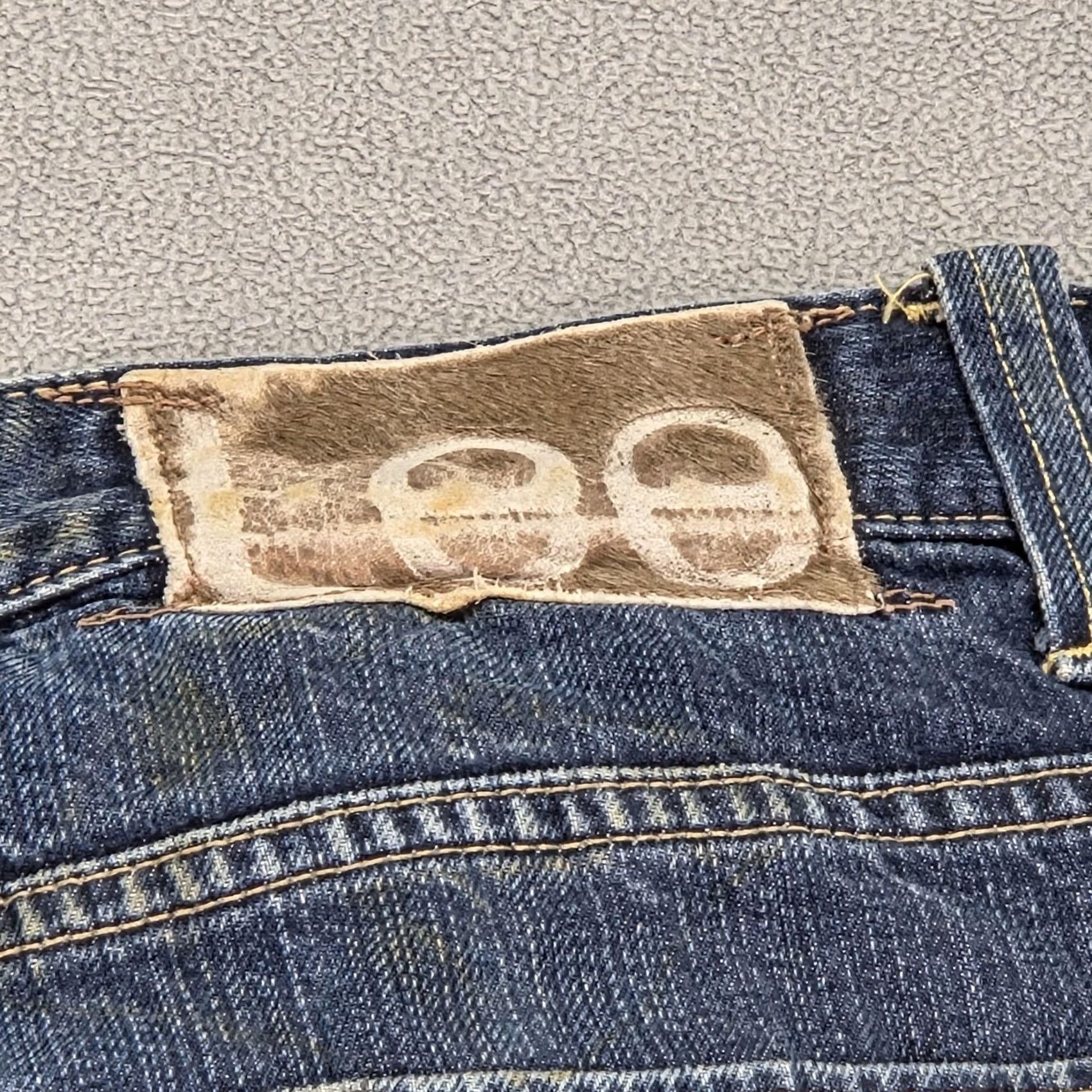 Lee Vintage Lee Jeans Mens Selvedge 101+ Blue Raw Denim Straight Leg Fits 34x30 Size US 34 / EU 50 - 3 Thumbnail