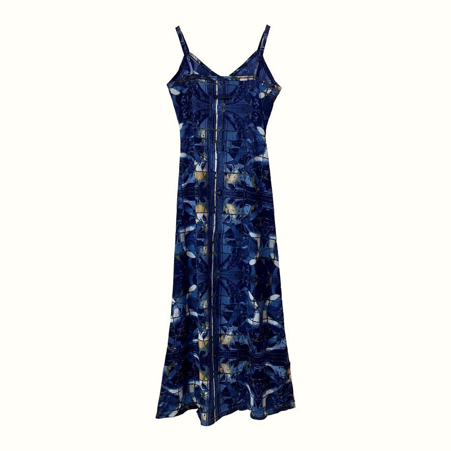 Jean Paul Gaultier 1998 Jean Paul Gaultier Blue Flapper Angel Dress Vintage Size ONE SIZE - 2 Thumbnail