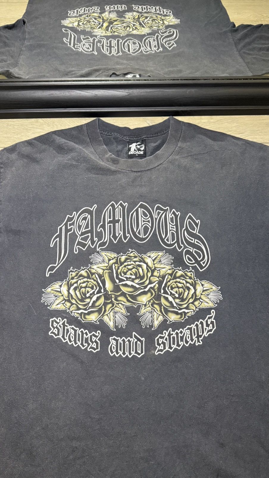 Ed Hardy Vintage / Y2K Famous Stars And Straps Rose Logo SpellOut Size US XL / EU 56 / 4 - 3 Thumbnail