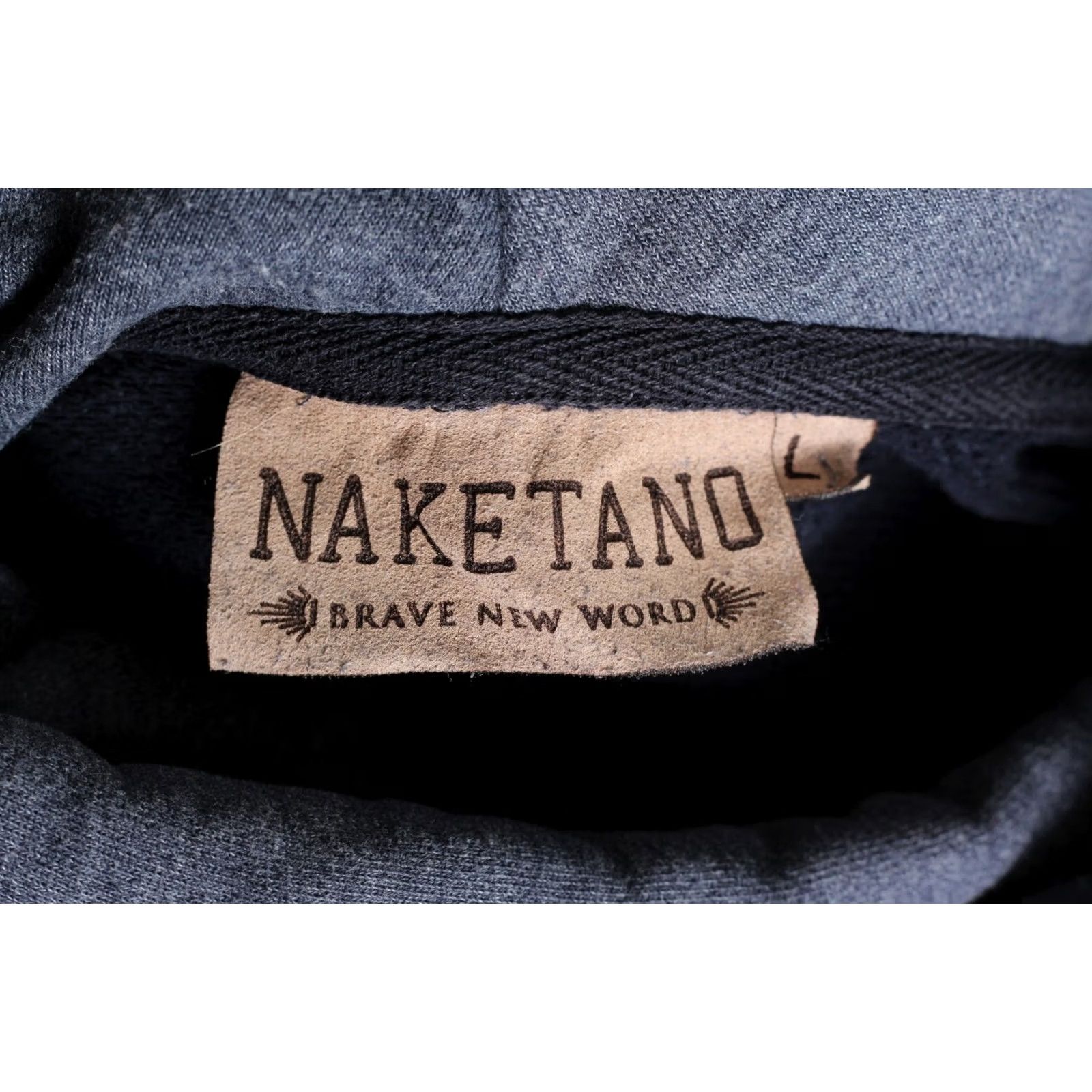 Vintage NAKETANO Hoodie Sweatshirt Women Size L Blue Size L / US 10 / IT 46 - 4 Thumbnail