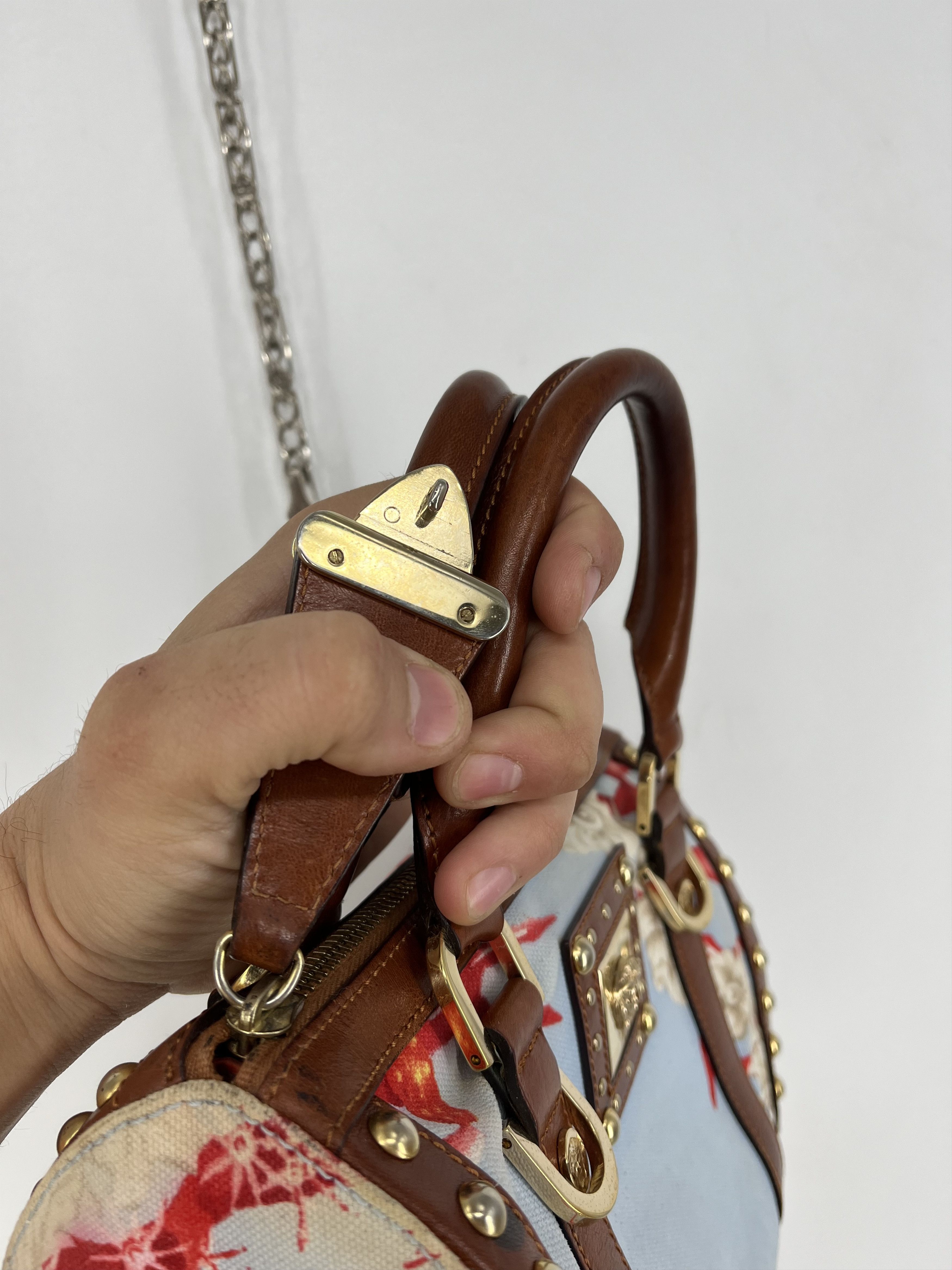 Versace S 2005 Versace by Donatella Micro/Mini Ocean Themed Duffle Size ONE SIZE - 10 Thumbnail