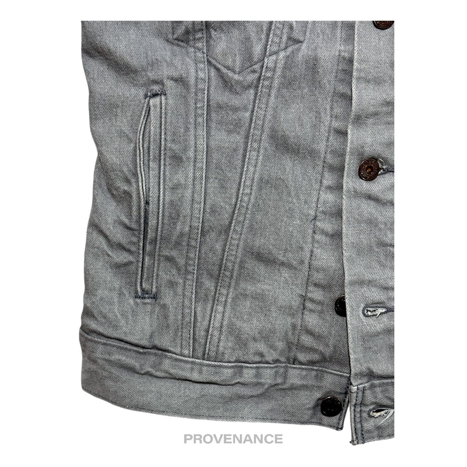 Levi's 🔴 LEVIS Denim Jacket - Grey 36 Size US S / EU 44-46 / 1 - 6 Thumbnail