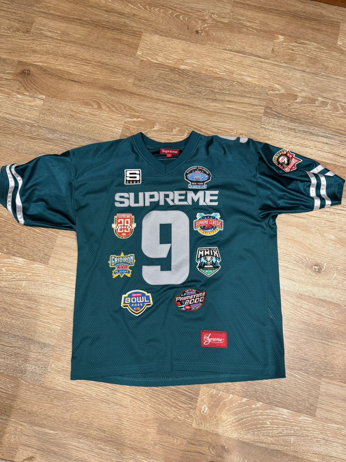 Supreme Supreme sudden death football jersey | Grailed