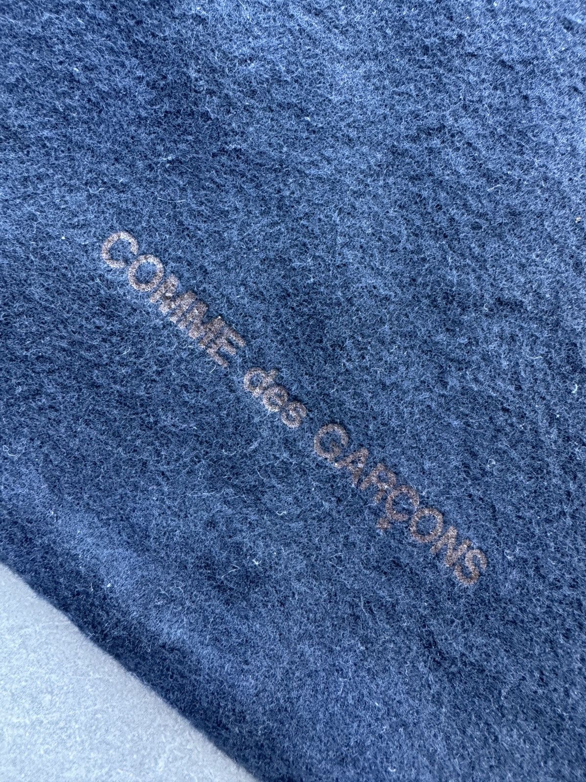 Comme des Garcons Comme des Garcons Japan Dark Blue Fabric Drawstring Dust Bag Size ONE SIZE - 2 Thumbnail