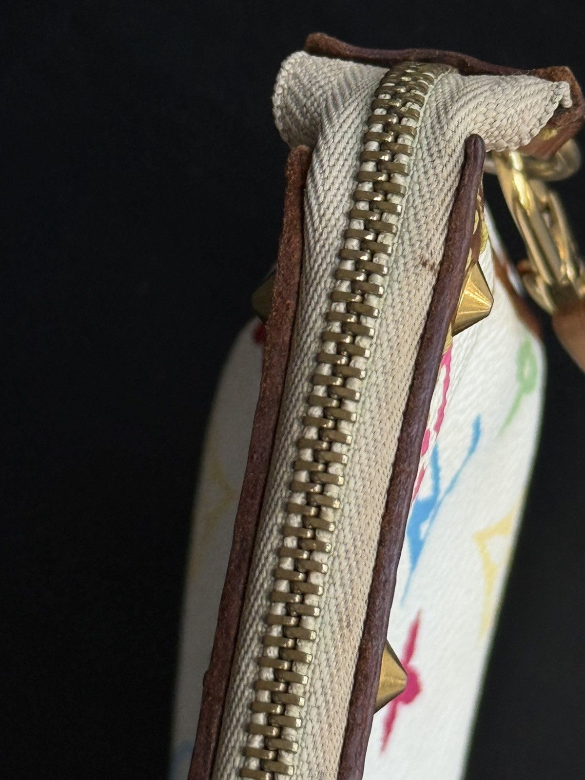 Louis Vuitton Louis Vuitton x Takashi Murakami White Multicolor Pochette Size ONE SIZE - 11 Thumbnail