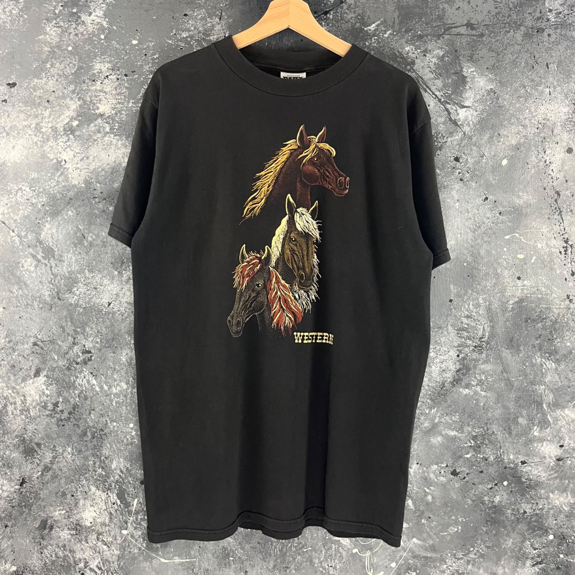 Vintage Vintage 90’s Horse nature shirt Size US L / EU 52-54 / 3 - 1 Thumbnail