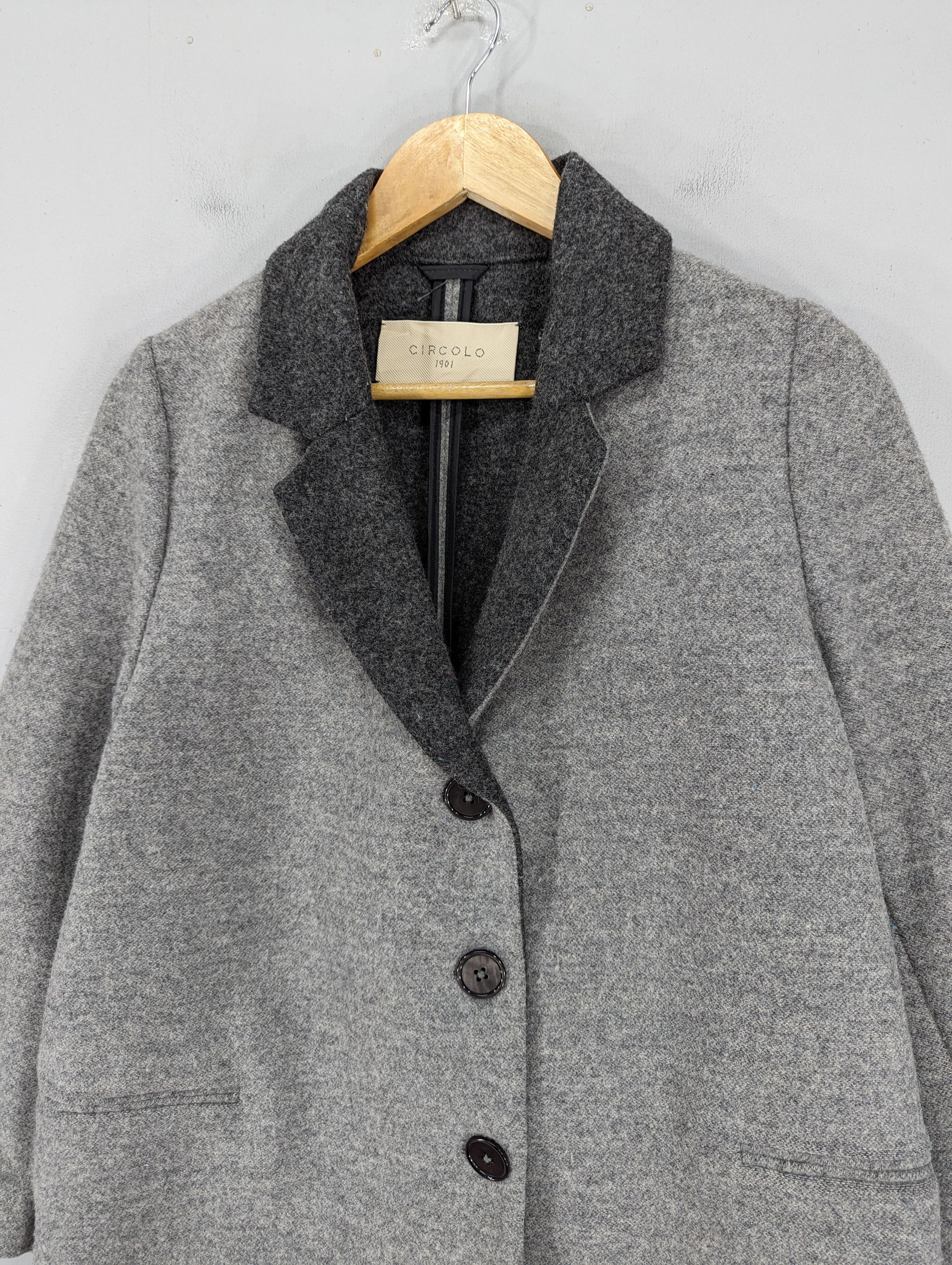 Circolo 1901 🔥Circolo 1901 Wool Button Ups Coat Jacket Size M / US 6-8 / IT 42-44 - 5 Thumbnail