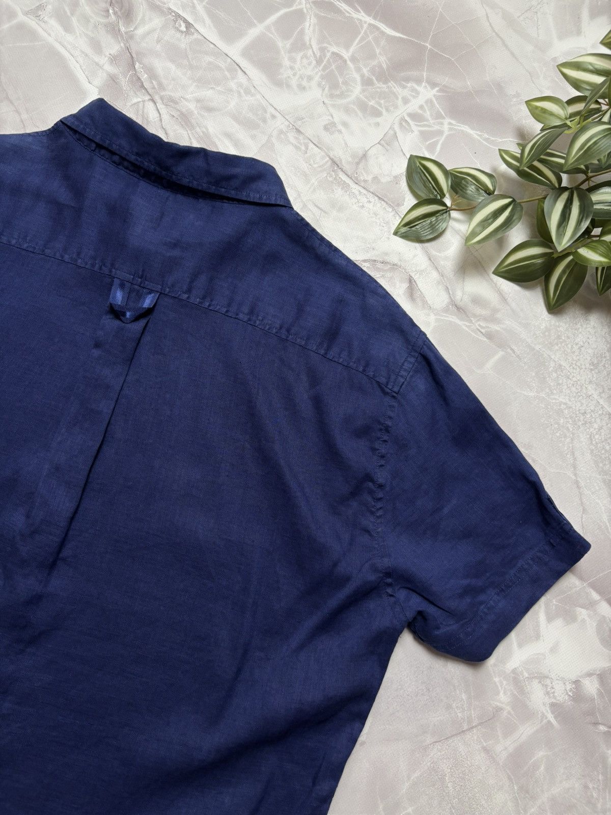 Versace × Versace Jeans Couture Versace Jeans Couture Linen Short Sleeve Shirt Blue Mens XXL Size US XXL / EU 58 / 5 - 11 Thumbnail