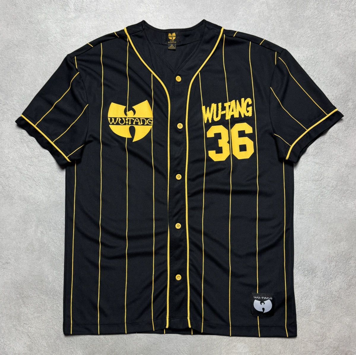 Wu-Tang Clan Wu tang Clan Jersey Rap Tee Rare Baggy ODB Hype Black
