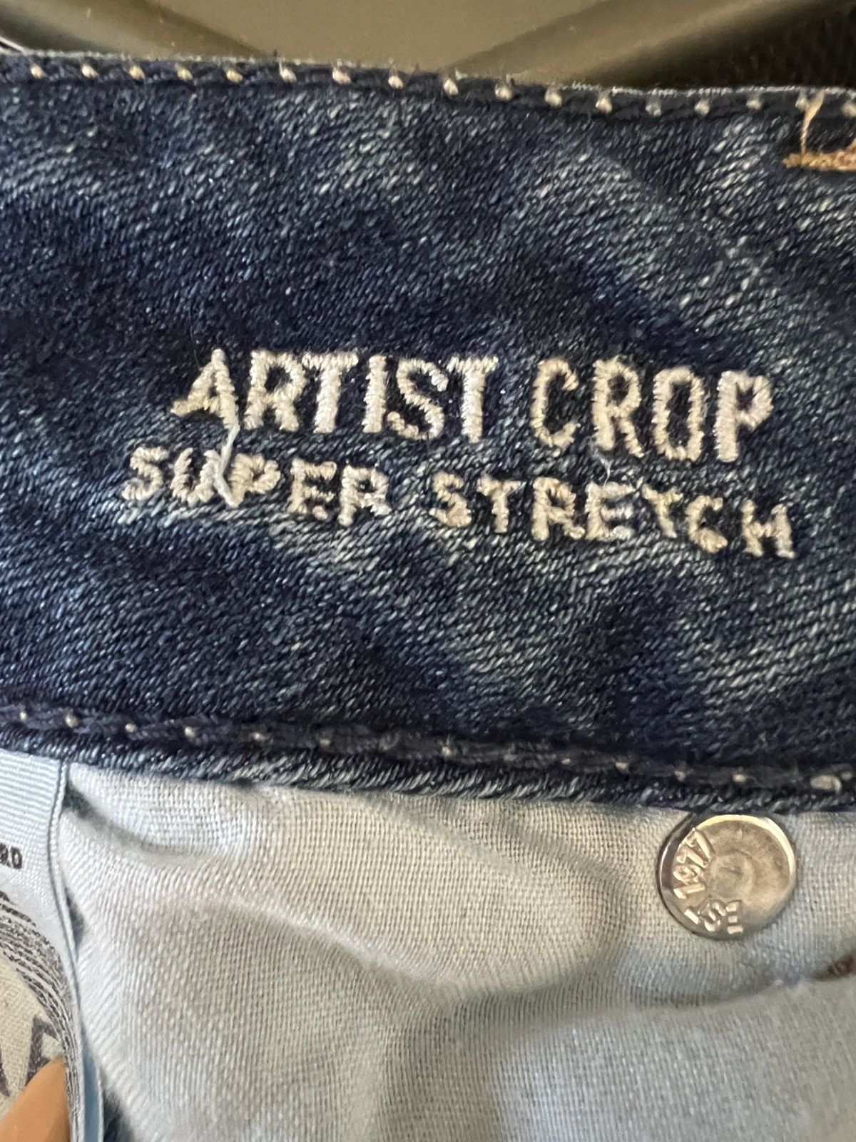American Eagle Outfitters American Eagle Artist Crop Super Stretch Size 10 Size 32" / US 10 / IT 46 - 4 Thumbnail