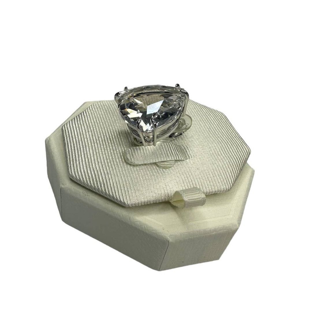 Swarovski Swarovski Mesmera clip earring Single, Triangle cut, White Size ONE SIZE - 4 Thumbnail