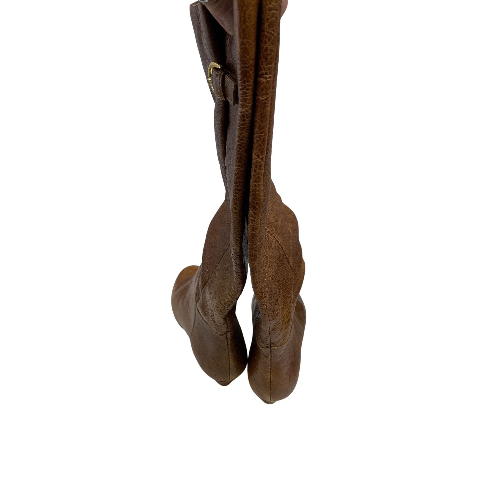 Steve Madden Steven by Steven VTG brown wms brown leather riding Equest b Size US 8 / IT 38 - 7 Thumbnail