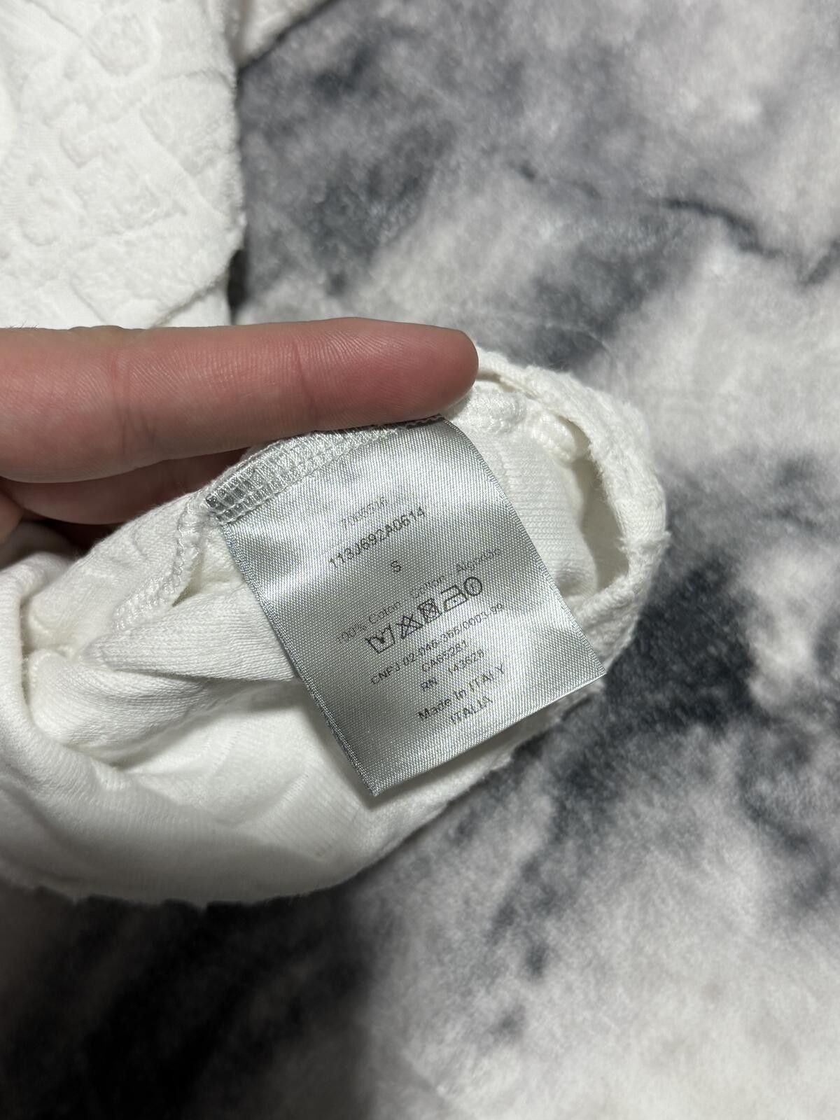 Christian Dior Monsieur Dior Terry Cloth ‘Towel’ Tee White - S Size US S / EU 44-46 / 1 - 5 Thumbnail
