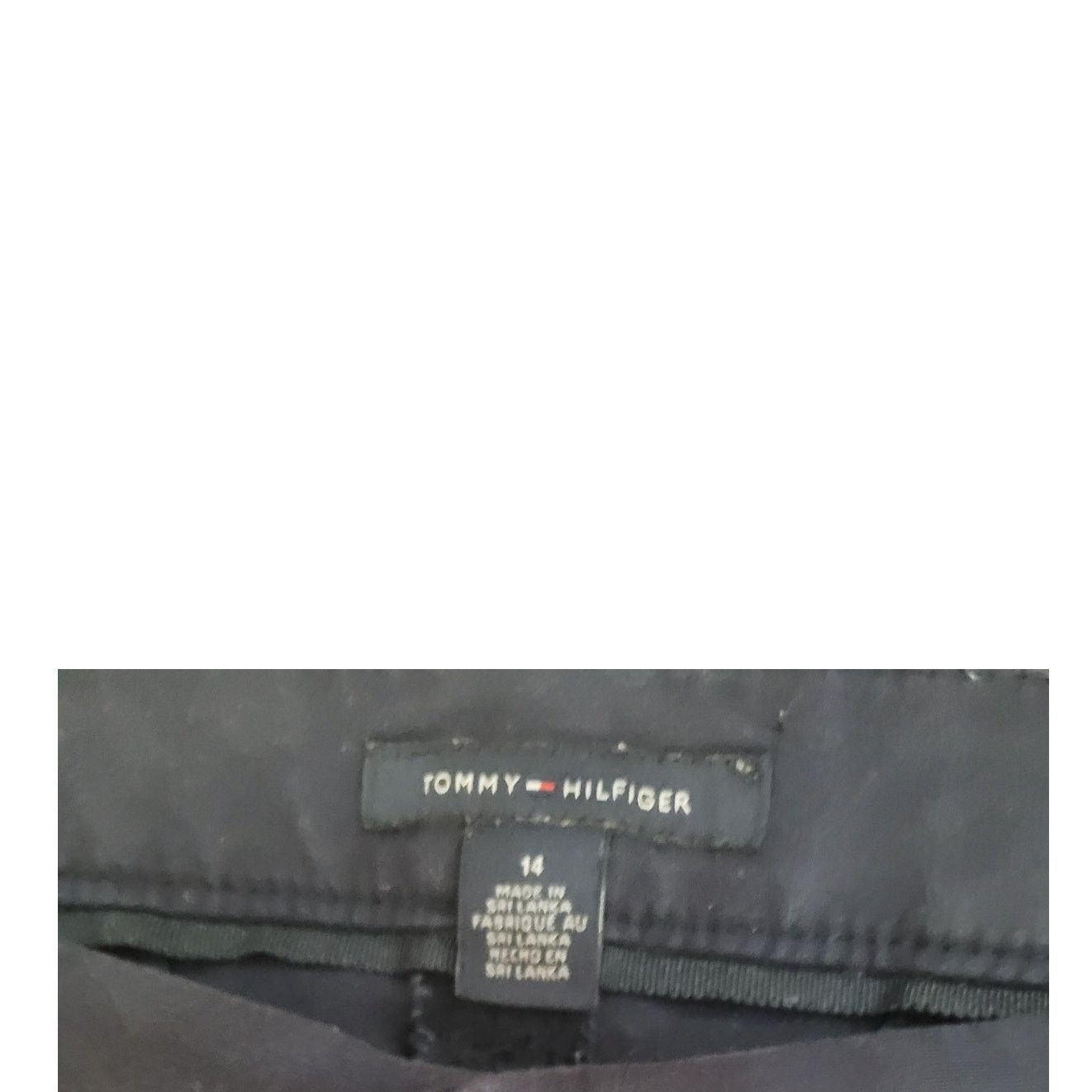 Tommy Hilfiger Tommy Hilfiger Navy Capri Pants 4 Pockets Sz 14 Size 36" / US 14 / IT 50 - 4 Thumbnail