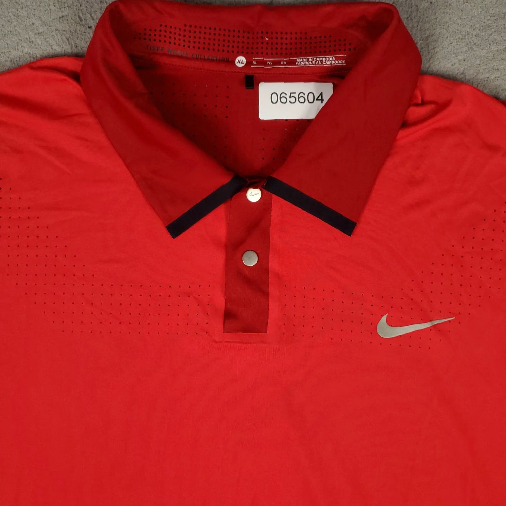 Nike Nike Golf Polo Shirt Mens XL Red Short Sleeve Polo Size US XL / EU 56 / 4 - 2 Thumbnail