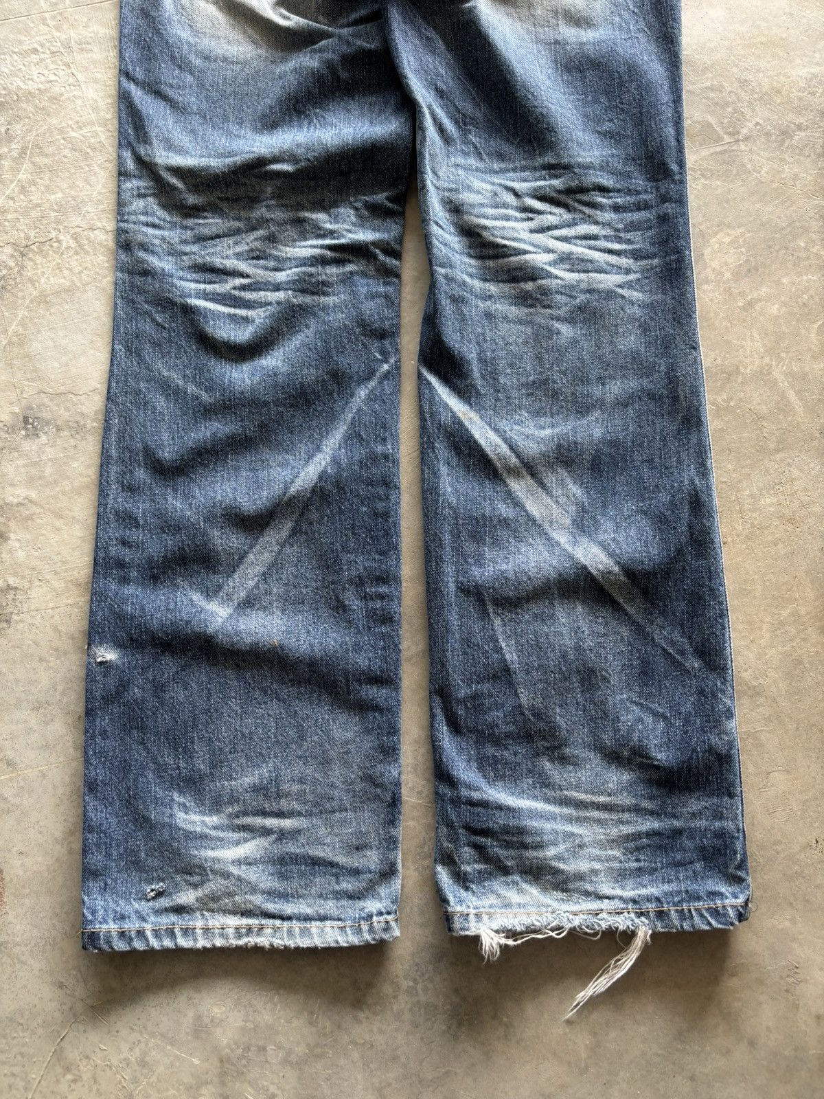 If Six Was Nine y2k lolita washed fade japanese punk dope backpocket Size US 33 - 18 Thumbnail