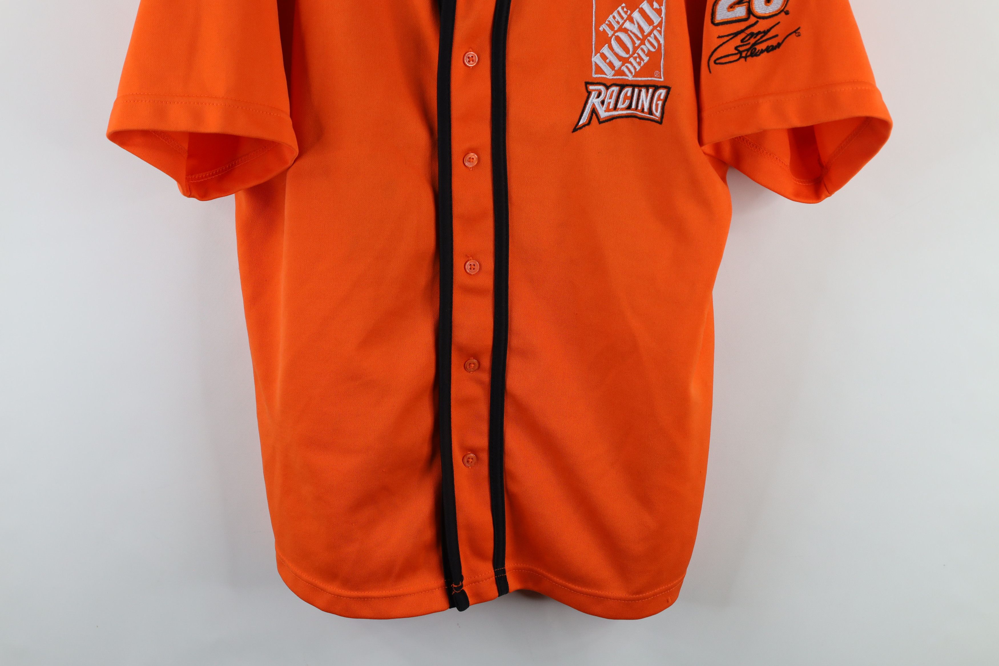 Vintage Vintage NASCAR Racing Home Depot Baseball Jersey Orange Size US L / EU 52-54 / 3 - 3 Thumbnail