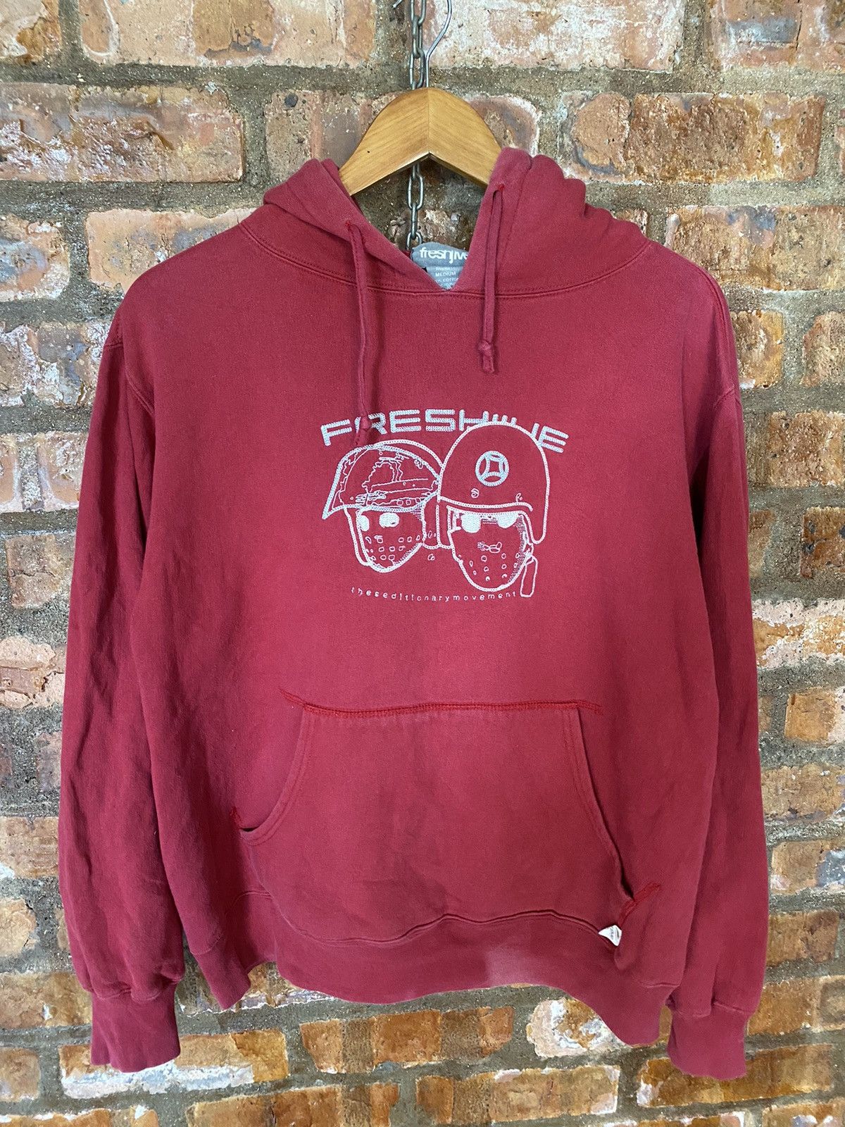 Freshjive 2000s Freshjive seditionaries movement embroidered hoodie Size US M / EU 48-50 / 2 - 2 Thumbnail