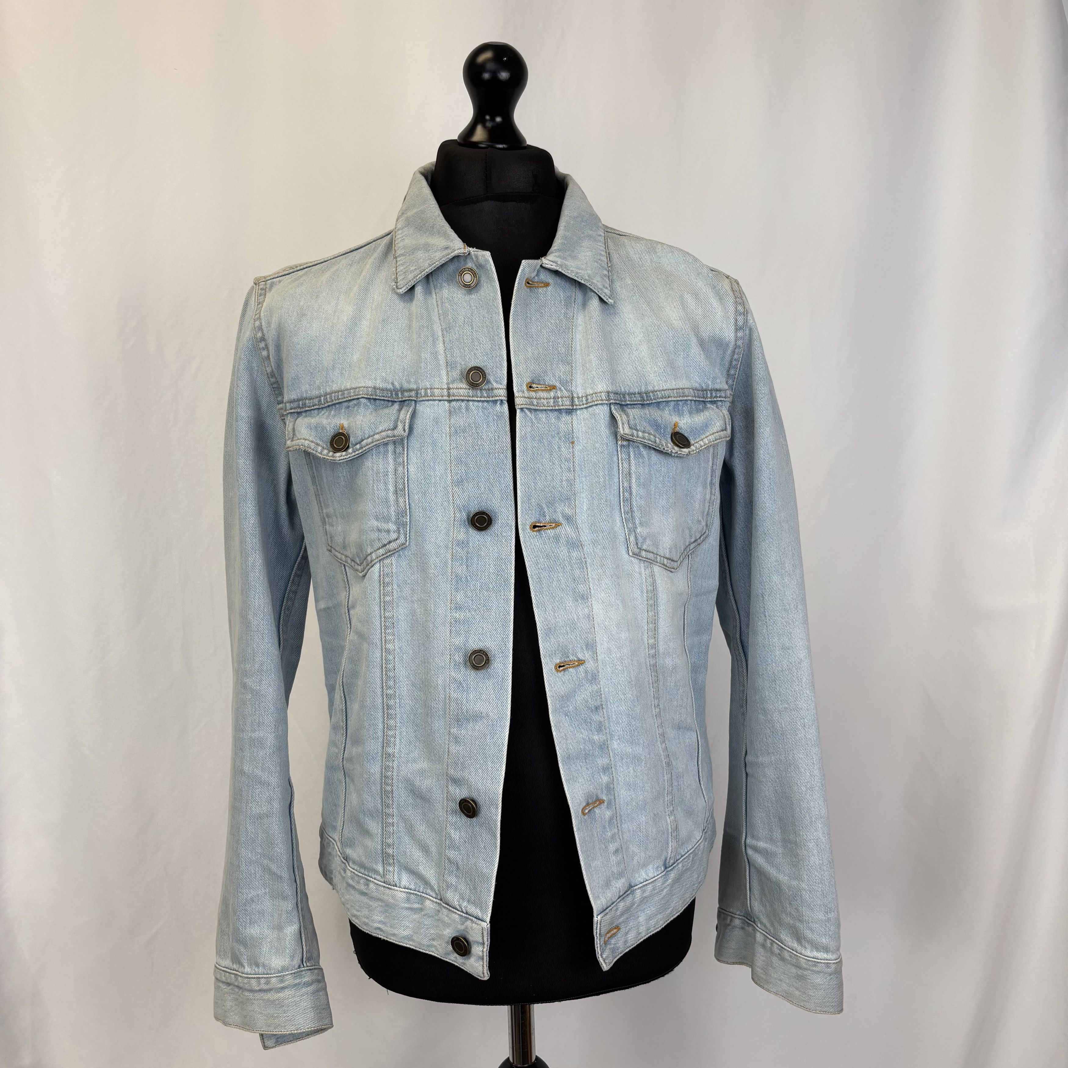 Saint Laurent Paris Saint Laurent Denim Jacket Size US XL / EU 56 / 4 - 1 Thumbnail