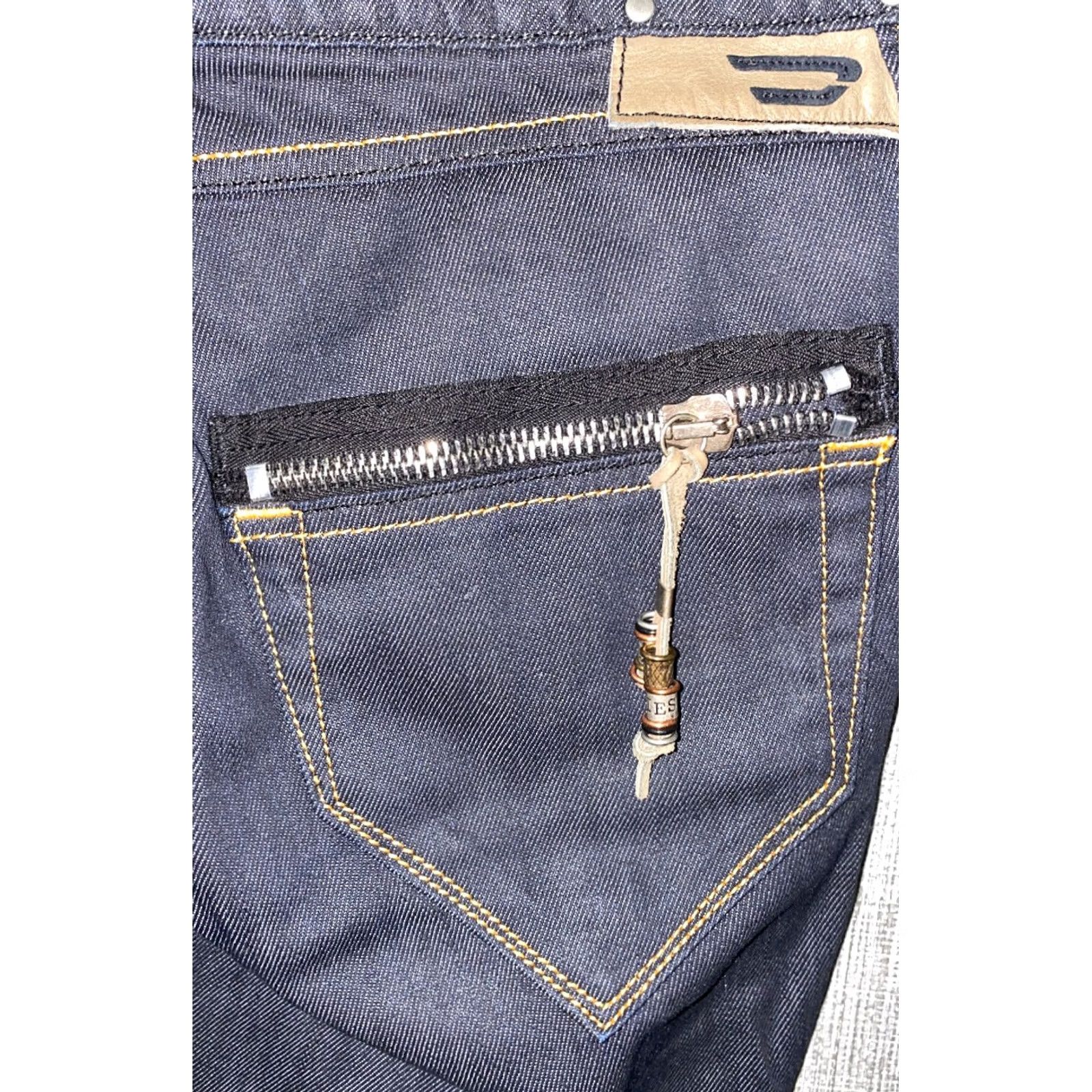 Diesel Diesel Jeans Clush Womens Dark Blue Stretch 28 X 32 32 X 32.5 Slim Fit Jeans Women Size 24" / US 00 / IT 34 - 5 Thumbnail