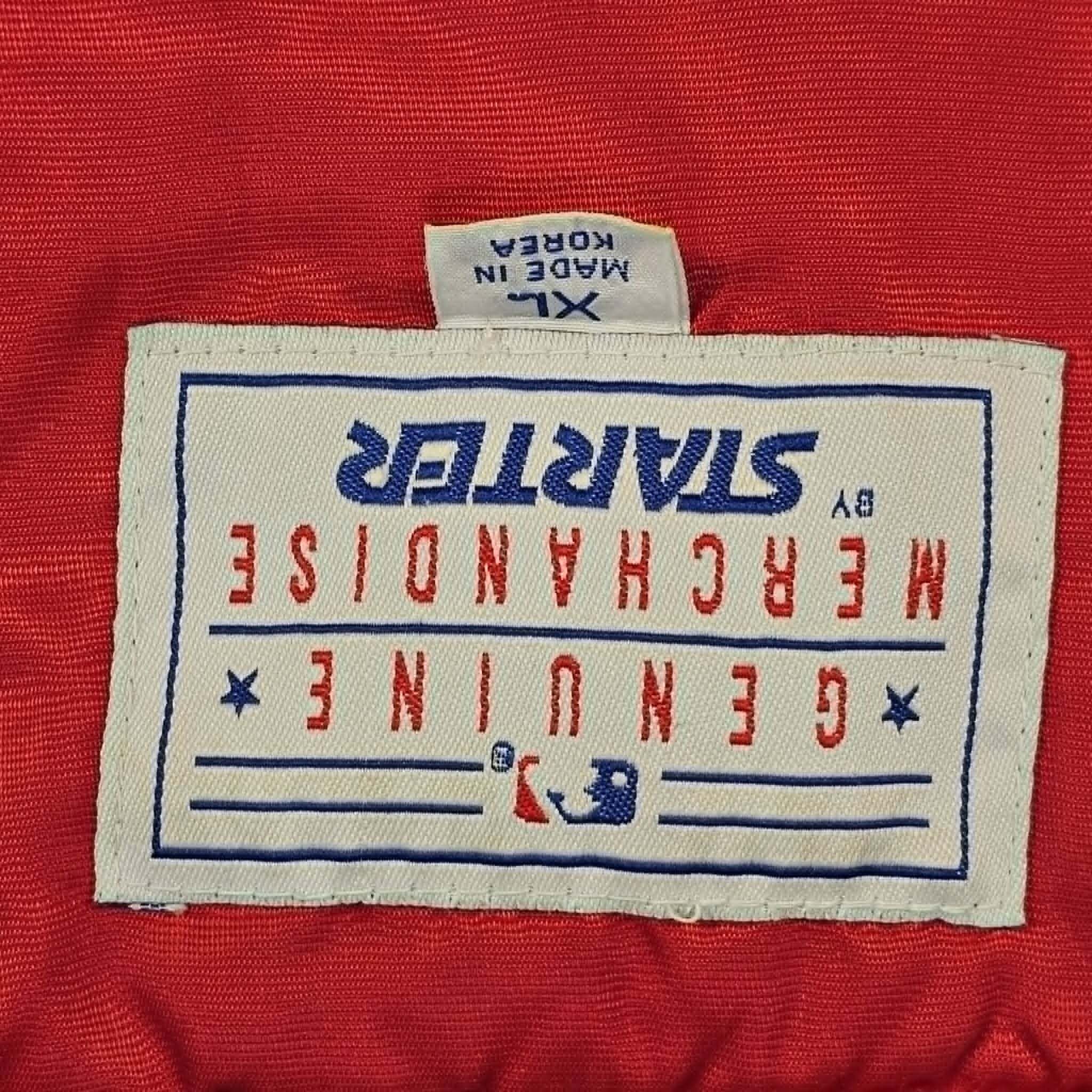 MLB New York Yankees Vintage 90s Starter Satin Bomber Jacket Size US XL / EU 56 / 4 - 7 Thumbnail