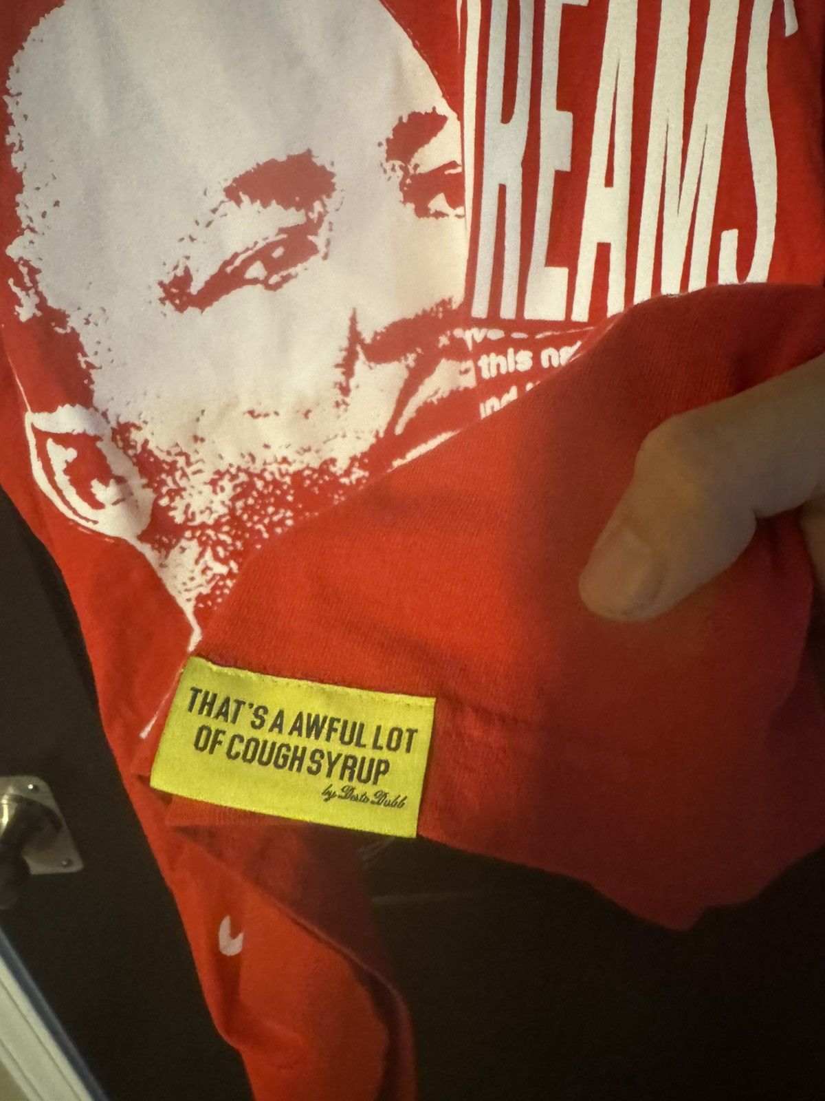 Awful Lot of Cough Syrup Awful lots of cough syrup MLK red tee Size US S / EU 44-46 / 1 - 3 Thumbnail