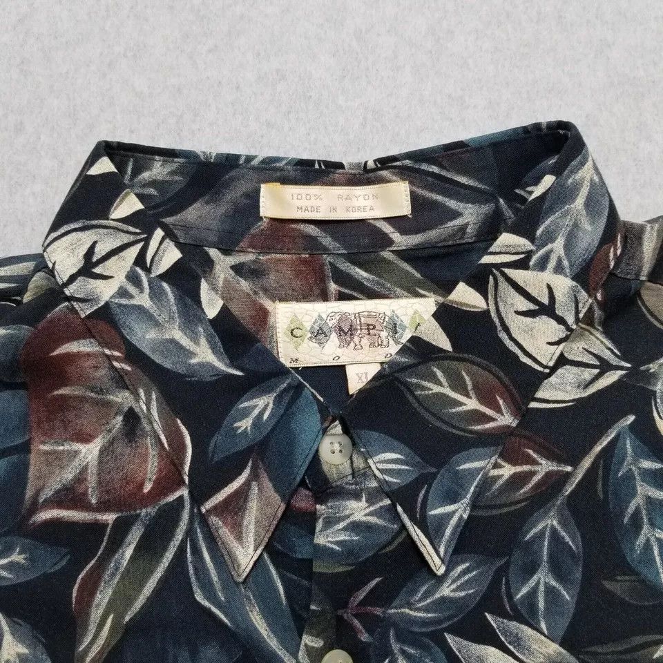 Campia Moda Campia Moda Shirt Mens XL Floral Hawaiian Button Up Size US XL / EU 56 / 4 - 6 Thumbnail
