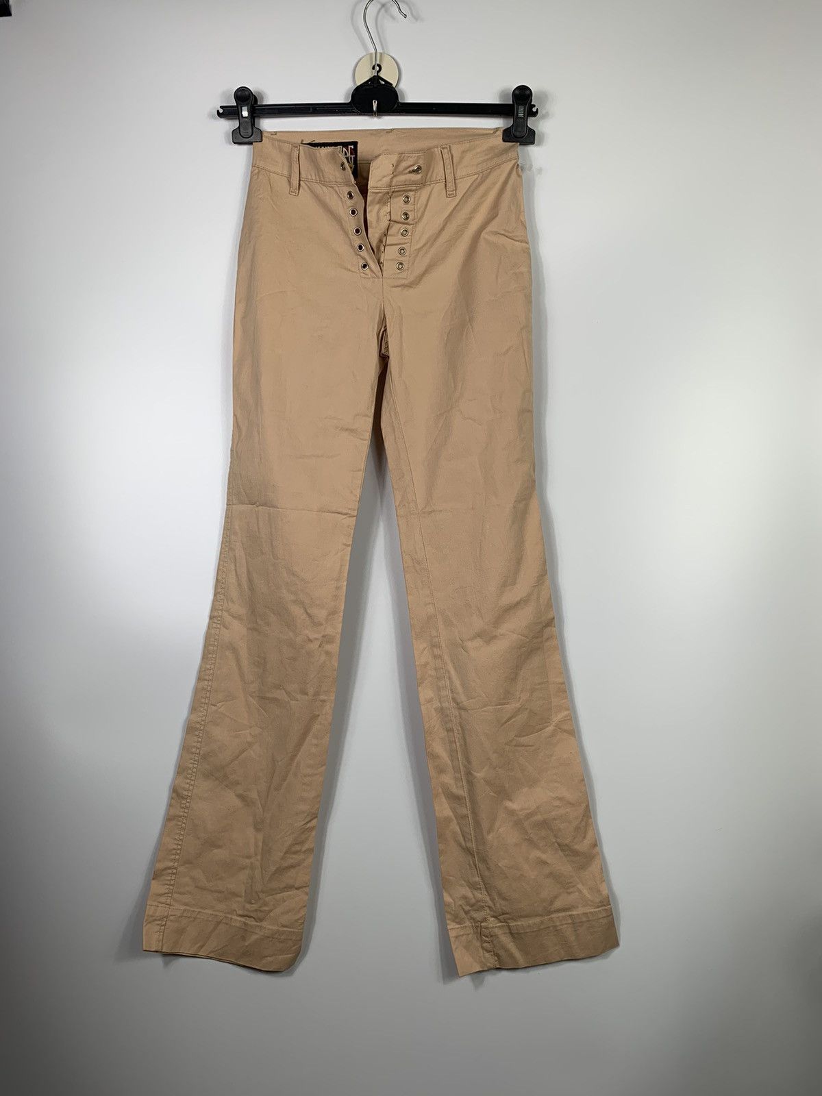 パンツ JEAN PAUL GAULTIER Women Straight Pants PA189 C08400 Black Jean Paul Gaultier JEAN PAUL GAULTIER Women Straight Pants