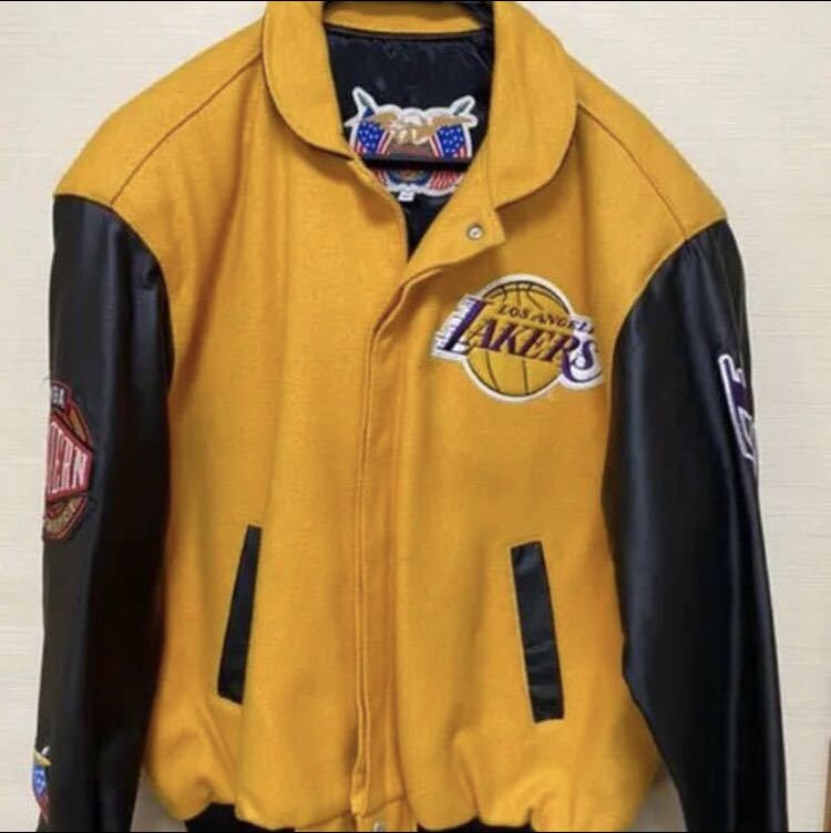 JH Design JeffHamilton jh Design NBA Lakers Jacket 2001 kobe lebron Size US M / EU 48-50 / 2 - 1 Thumbnail