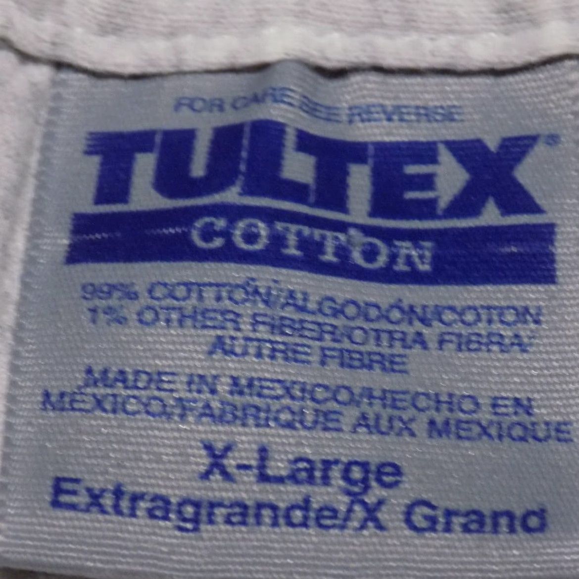 Tultex VINTAGE Tultex Shirt Gray XL Men USA Genuine American Solid T-Shirt XL Mens Gray VTG Size US XL / EU 56 / 4 - 4 Thumbnail