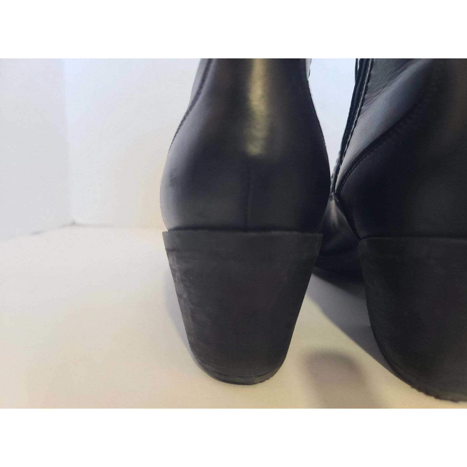 Clarks Clarks Womens Black Leather Neva Zip Wide Ankle Boots US 11 Size US 11 / IT 41 - 8 Thumbnail