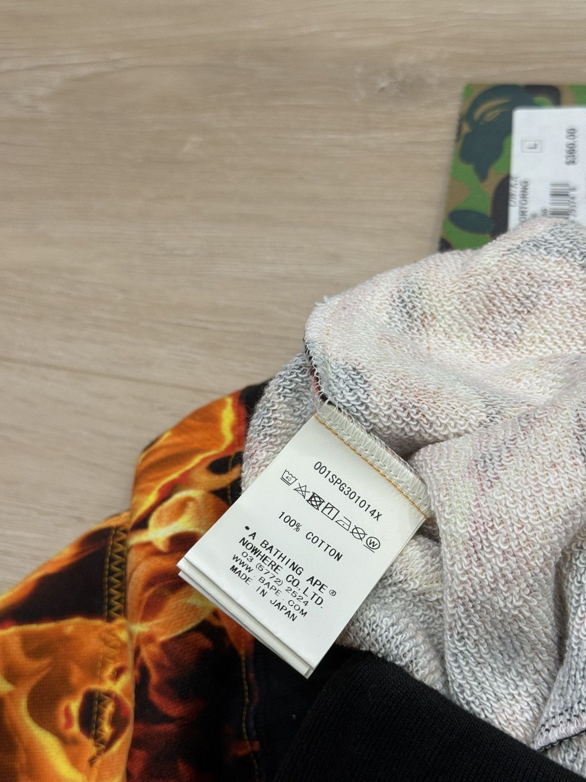 Bape Bape Flame Logo Shorts Size US 34 / EU 50 - 12 Thumbnail