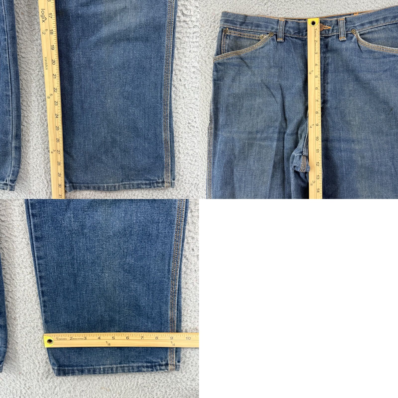 Wrangler VINTAGE Wrangler Jeans Mens 32x30 Blue Wrapid Transit 70s Bootcut Denim Cowboy Wrangler Retro Jeans 70s Cowboy Mens Blue Jeans Size 24" / US 00 / IT 34 - 9 Thumbnail