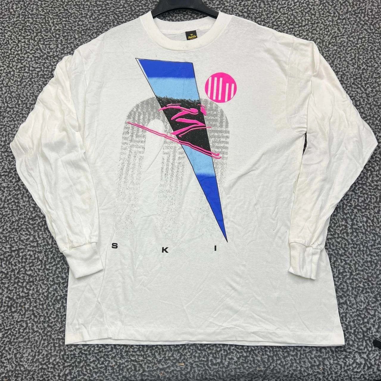 Anvil Vintage Ski Shirt Men XL Long Sleeve New with Defect Size US XL / EU 56 / 4 - 1 Thumbnail