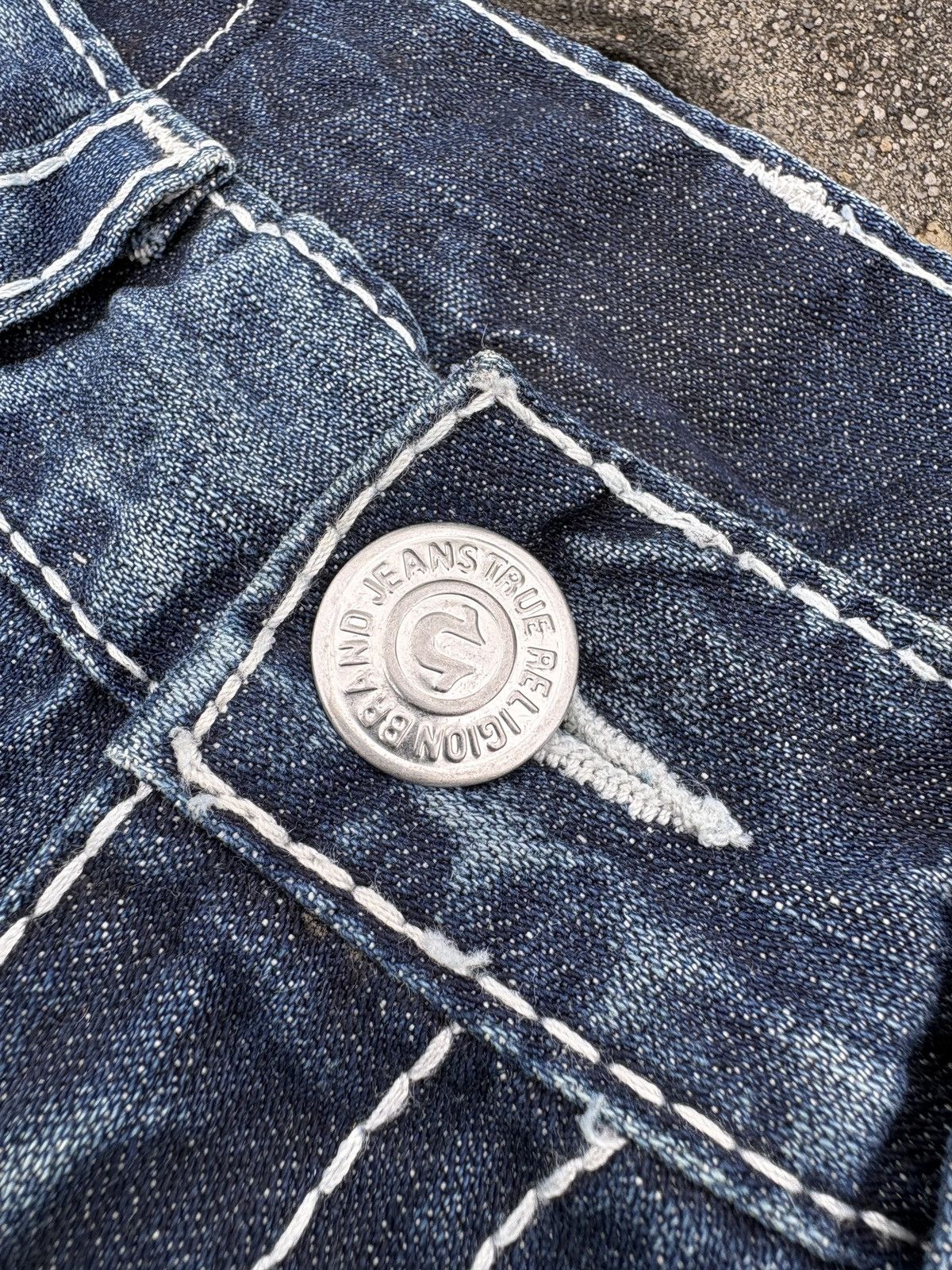 True Religion Vintage True Religion Flared Denim Jeans Size US 36 / EU 52 - 15 Thumbnail
