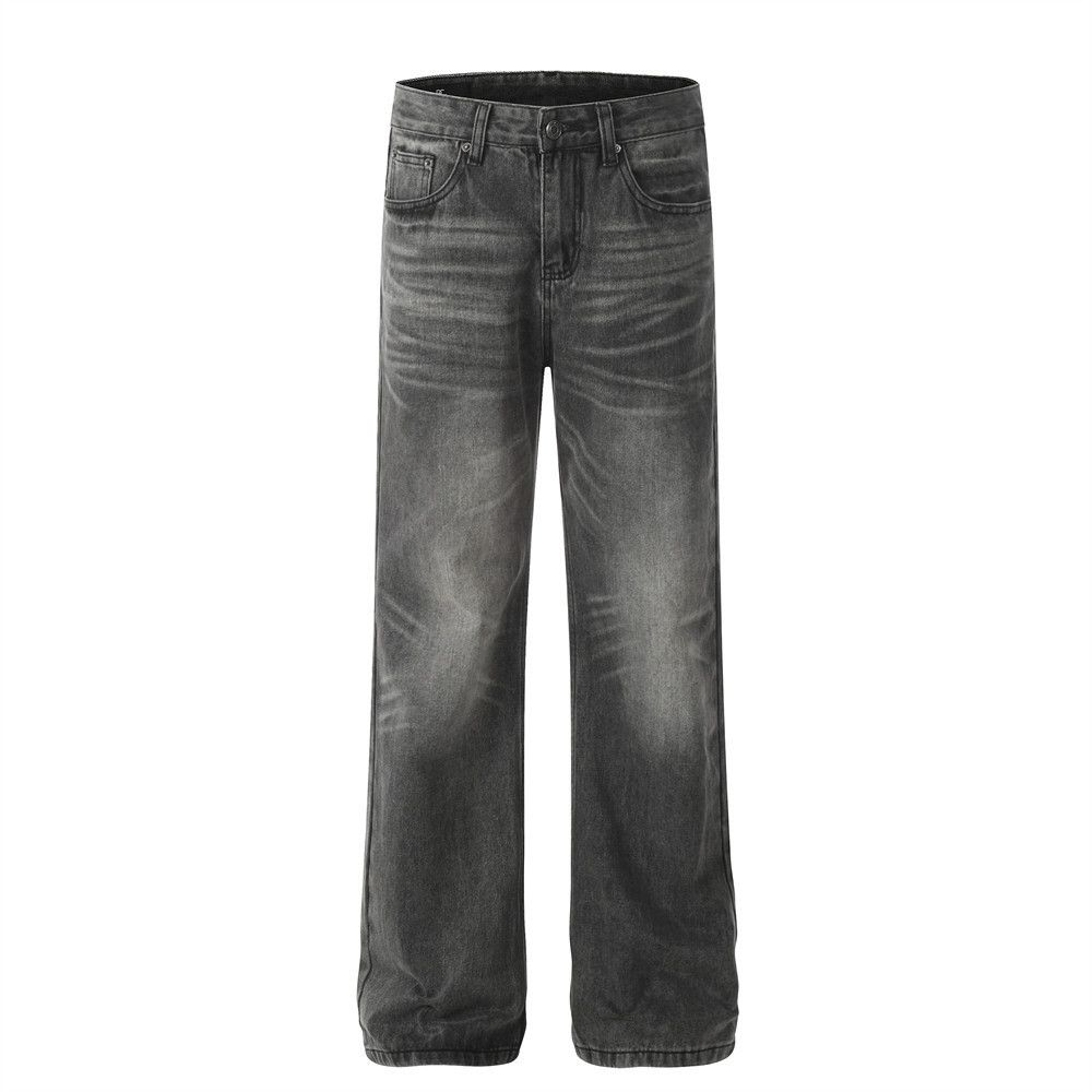 Japanese Brand × Jean Punk retro washed gradient straight jeans men's y2k Size US 34 / EU 50 - 1 Thumbnail