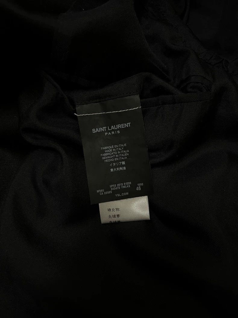 Saint Laurent Paris Saint Laurent Paris Silk sword collar coat-2506 Size US S / EU 44-46 / 1 - 5 Thumbnail