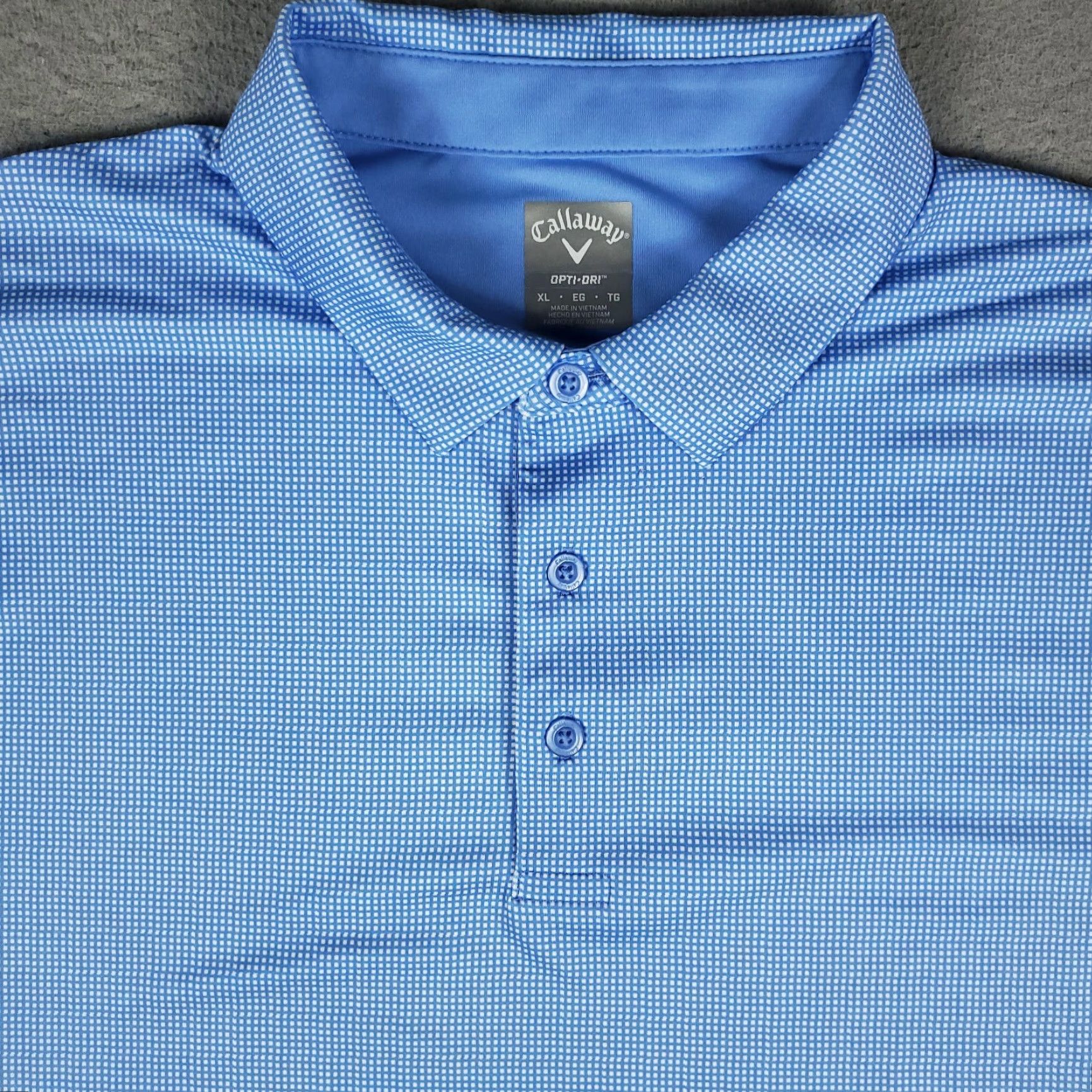 Callaway Callaway Polo Shirt Mens XL Blue Opti Dri Fit Golf Short Sleeve Polo Shirt Size US XL / EU 56 / 4 - 2 Thumbnail