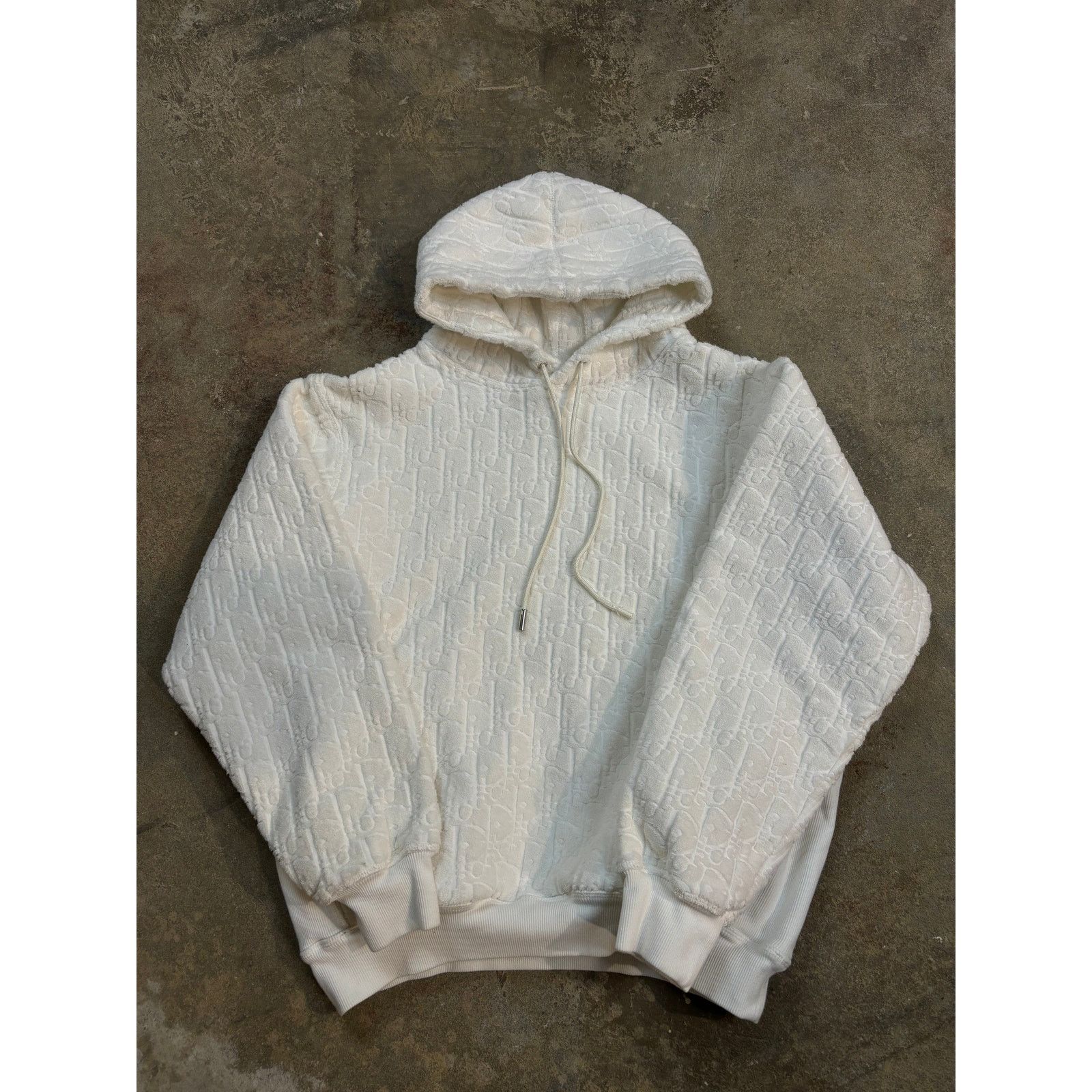 Dior Dior Towel Hoodie White Used Small Size US S / EU 44-46 / 1 - 1 Thumbnail