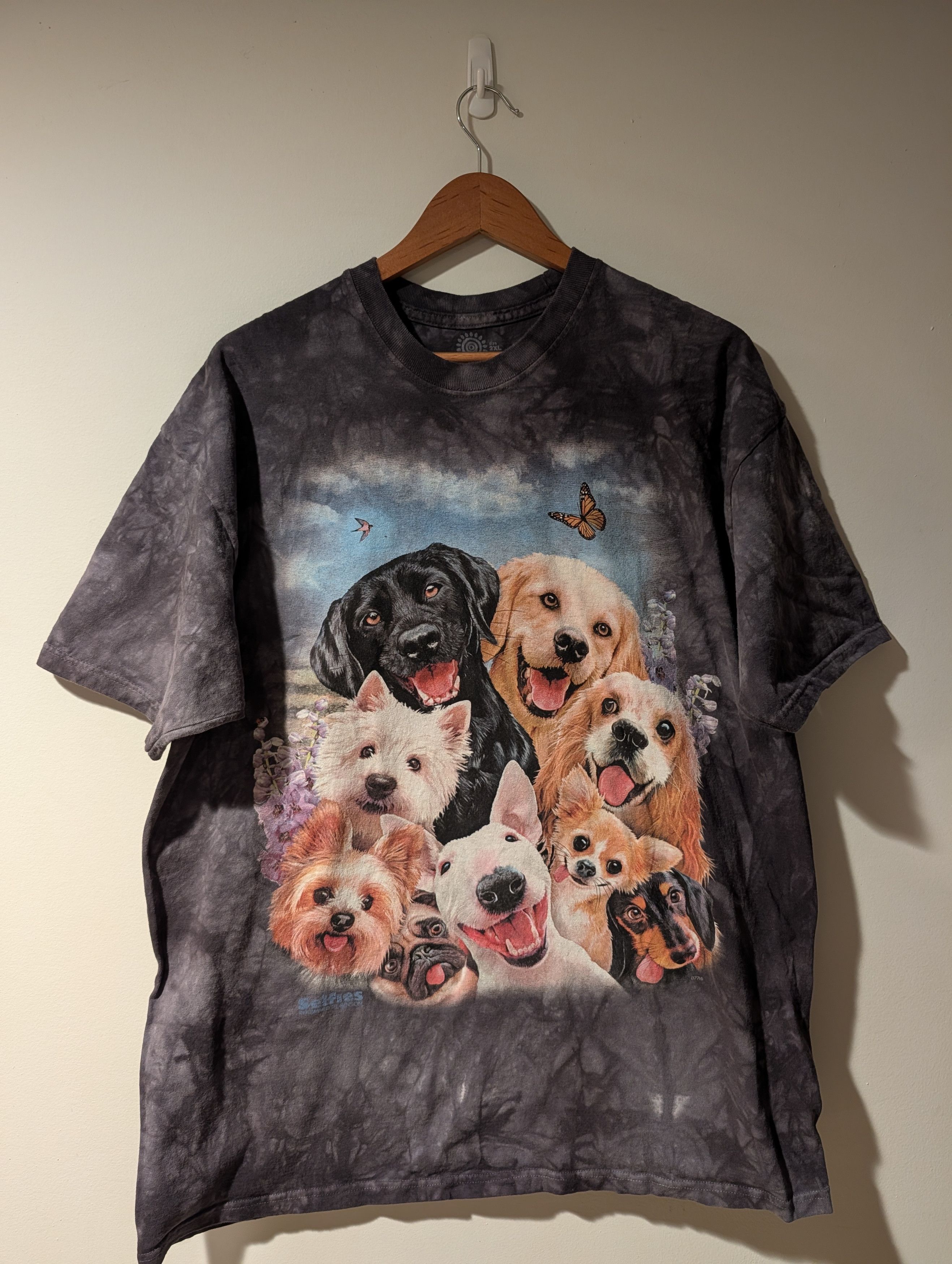 The Mountain Dog Selfie Cute Puppies Lab Pug Rescue Animal Dogs Shirt Size US XXL / EU 58 / 5 - 1 Thumbnail