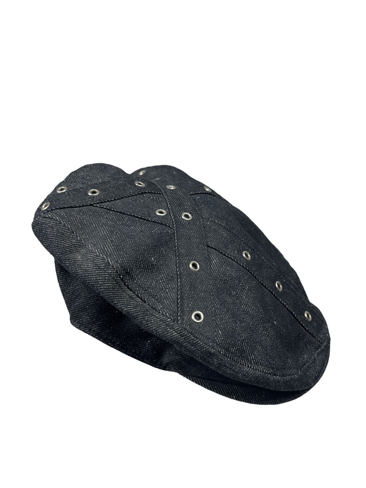 Japanese Brand × Vintage Vintage Denim Hat with Eyelets Reworked Style Japanese Size ONE SIZE - 1 Thumbnail