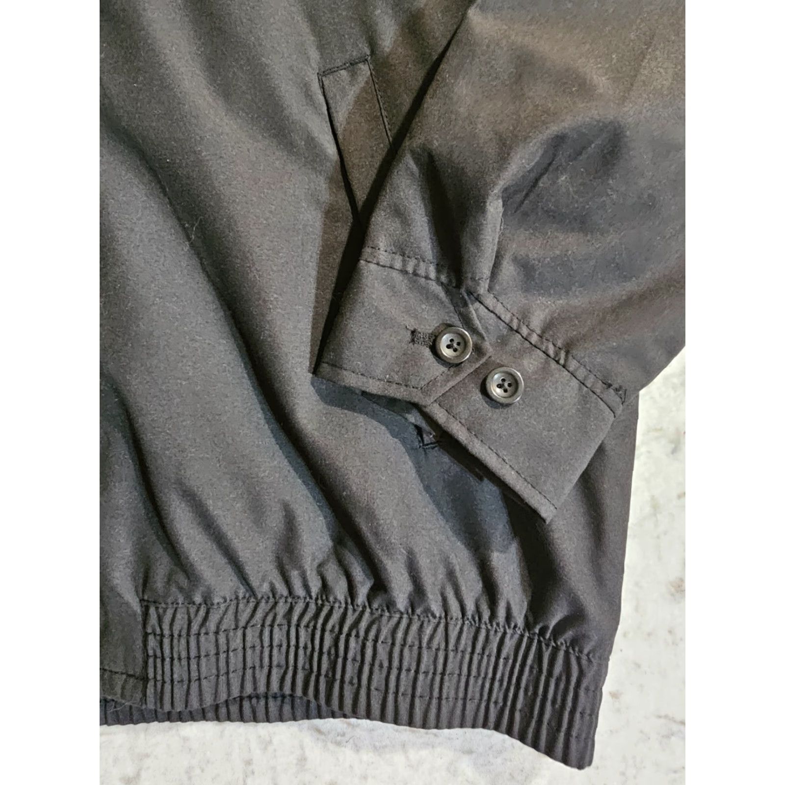 Chaps VINTAGE Chaps Ralph Lauren Cotton Jacket Black Mens Size Lg Full Zip Crest Logo Size US L / EU 52-54 / 3 - 7 Thumbnail