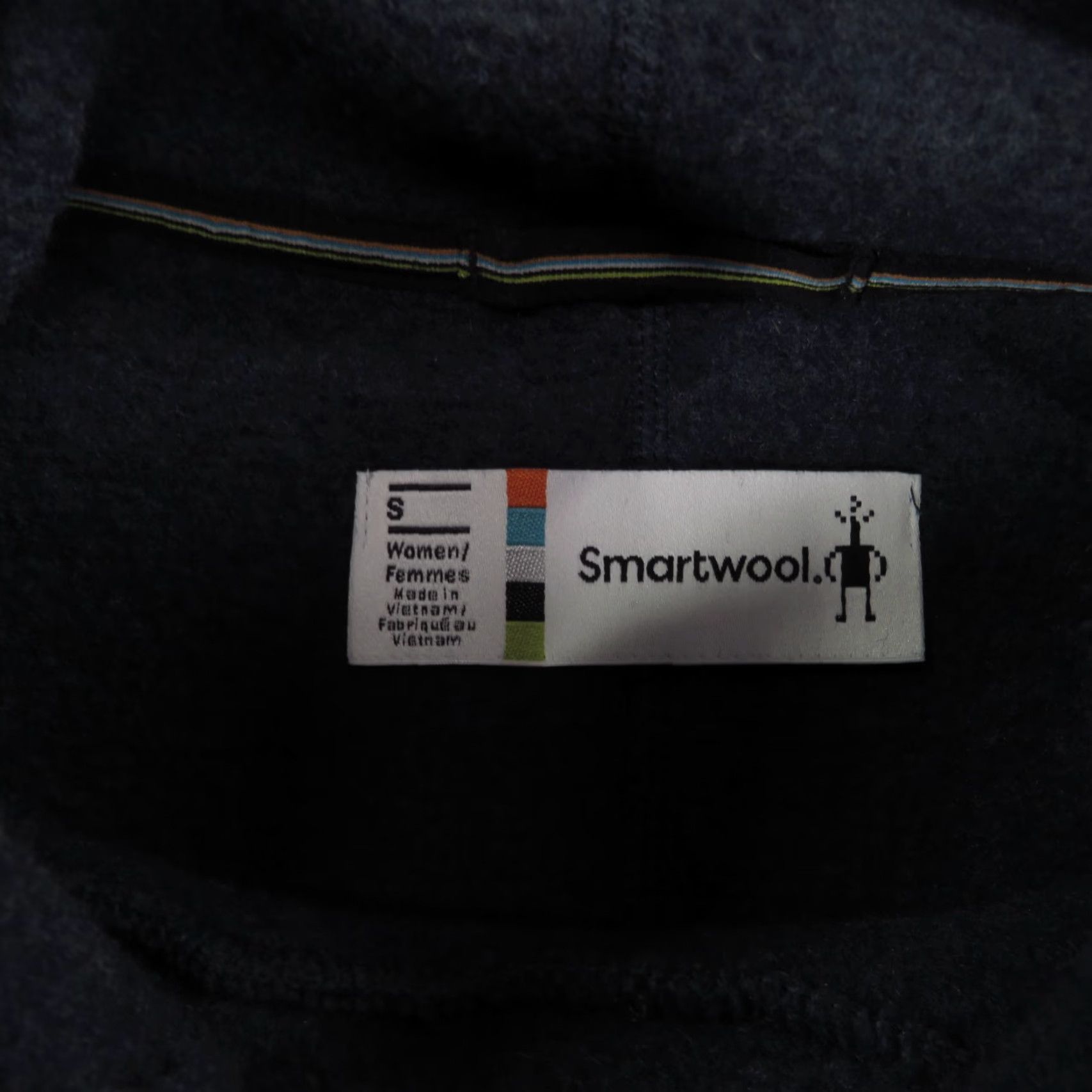 Smartwool VINTAGE SmartWool Womens Small Sweater Twilight Blue Merino Cowl Turtle Pullover Pouch Size S / US 4 / IT 40 - 7 Thumbnail