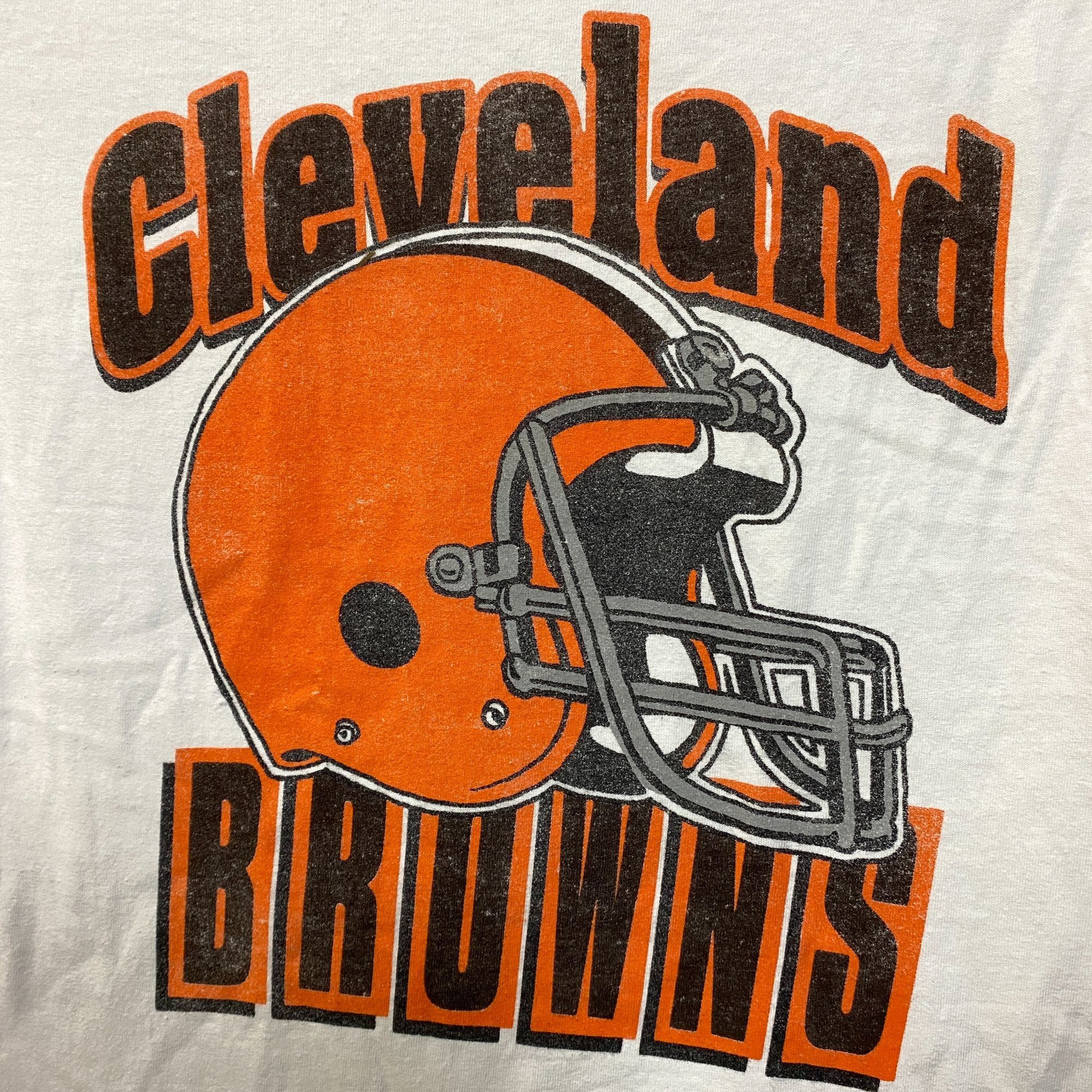 Junk Food Junk Food Clothing NFL Cleveland Browns Throwback Helmet T-S Size US XS / EU 42 / 0 - 2 Thumbnail